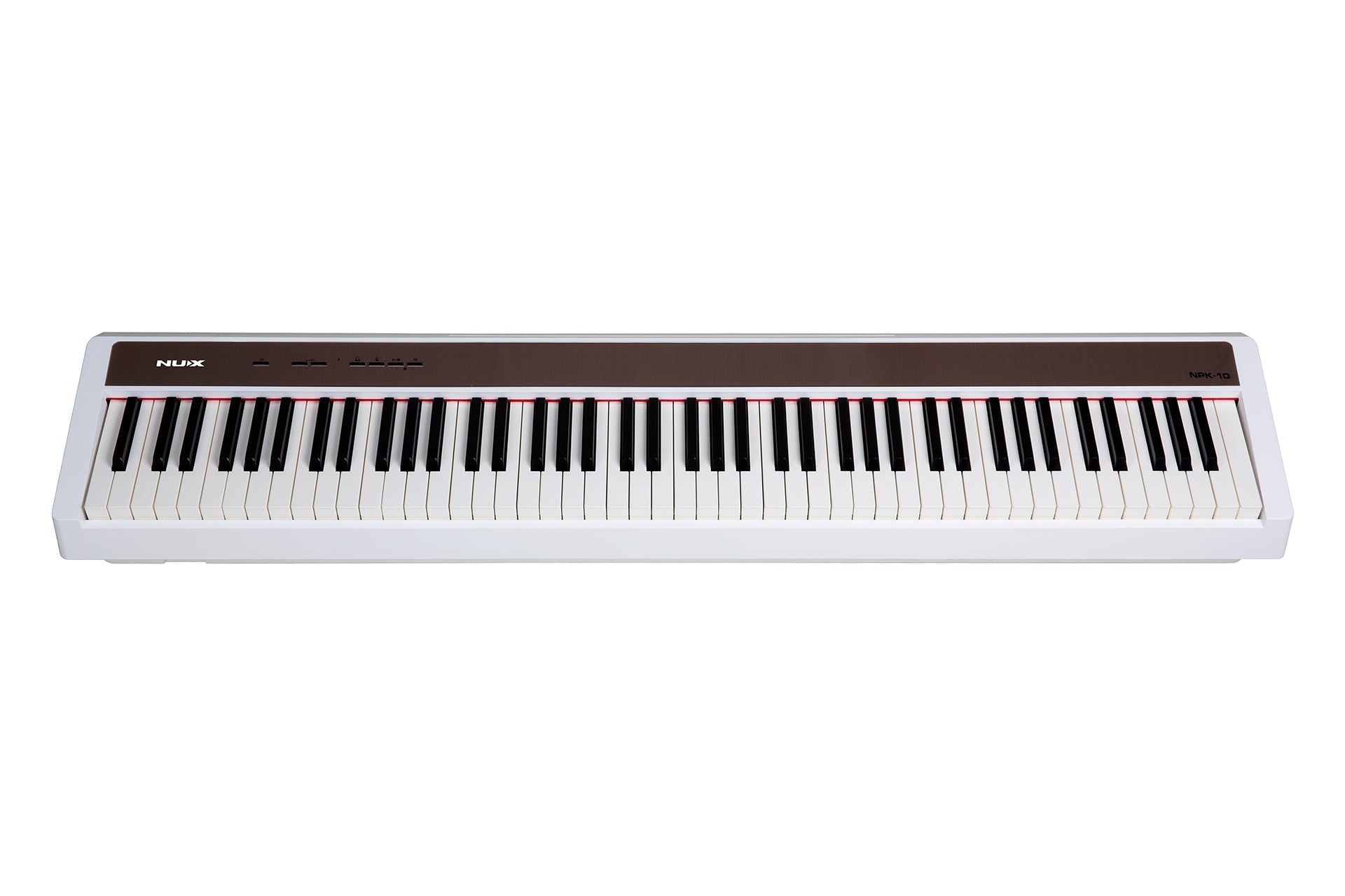 Đàn piano điện NUX NPK-10 màu trắng tại TÂN NHẠC CỤ với 88 phím búa WKJ-03 và thiết kế tối giản