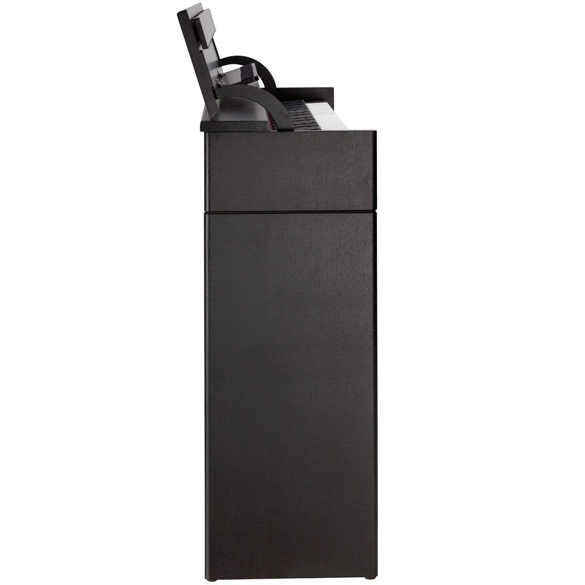 Đàn piano điện Roland DP603 màu đen mờ tại TÂN NHẠC CỤ với thiết kế dáng tủ mỏng hiện đại, góc nhìn nghiêng