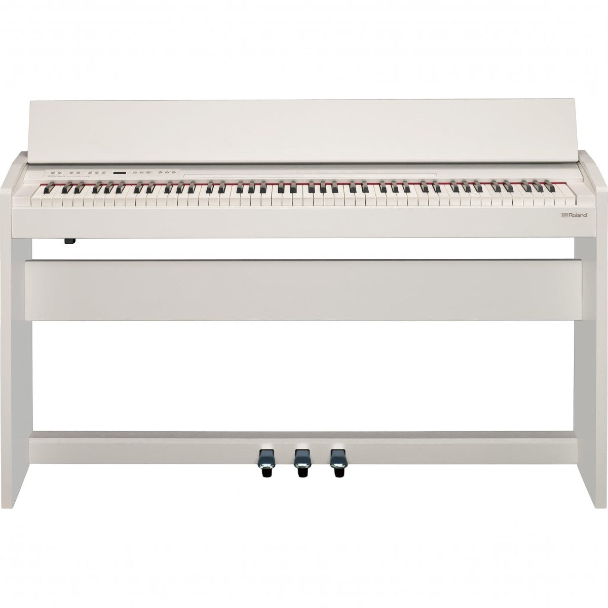 Đàn piano điện Roland F140 màu trắng thiết kế nhỏ gọn tại TÂN NHẠC CỤ với bàn phím PHA-4 Standard và nắp gập che phím