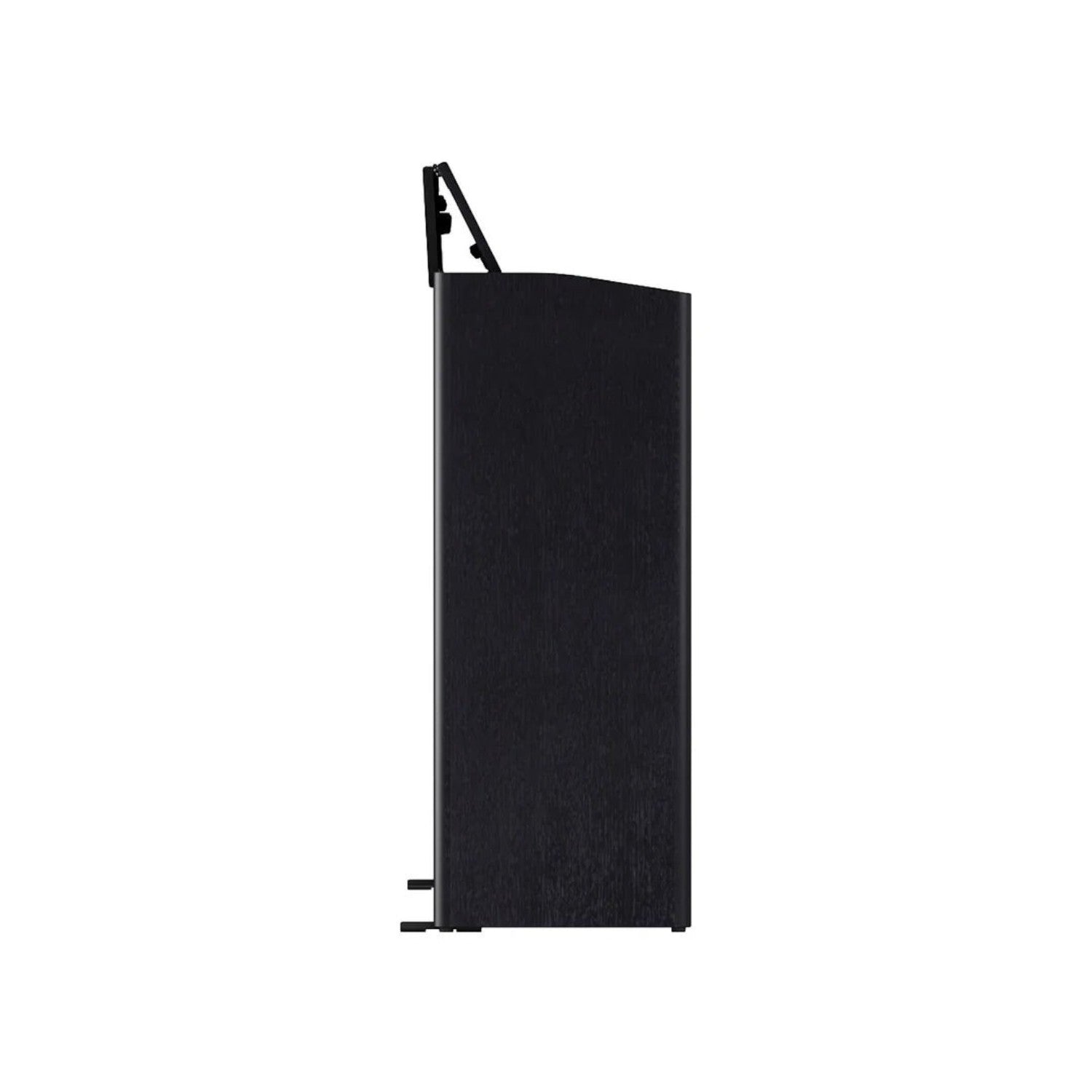 Đàn piano điện Roland F701 màu đen thiết kế dáng phẳng hiện đại, góc nhìn nghiêng từ Tân Nhạc Cụ
