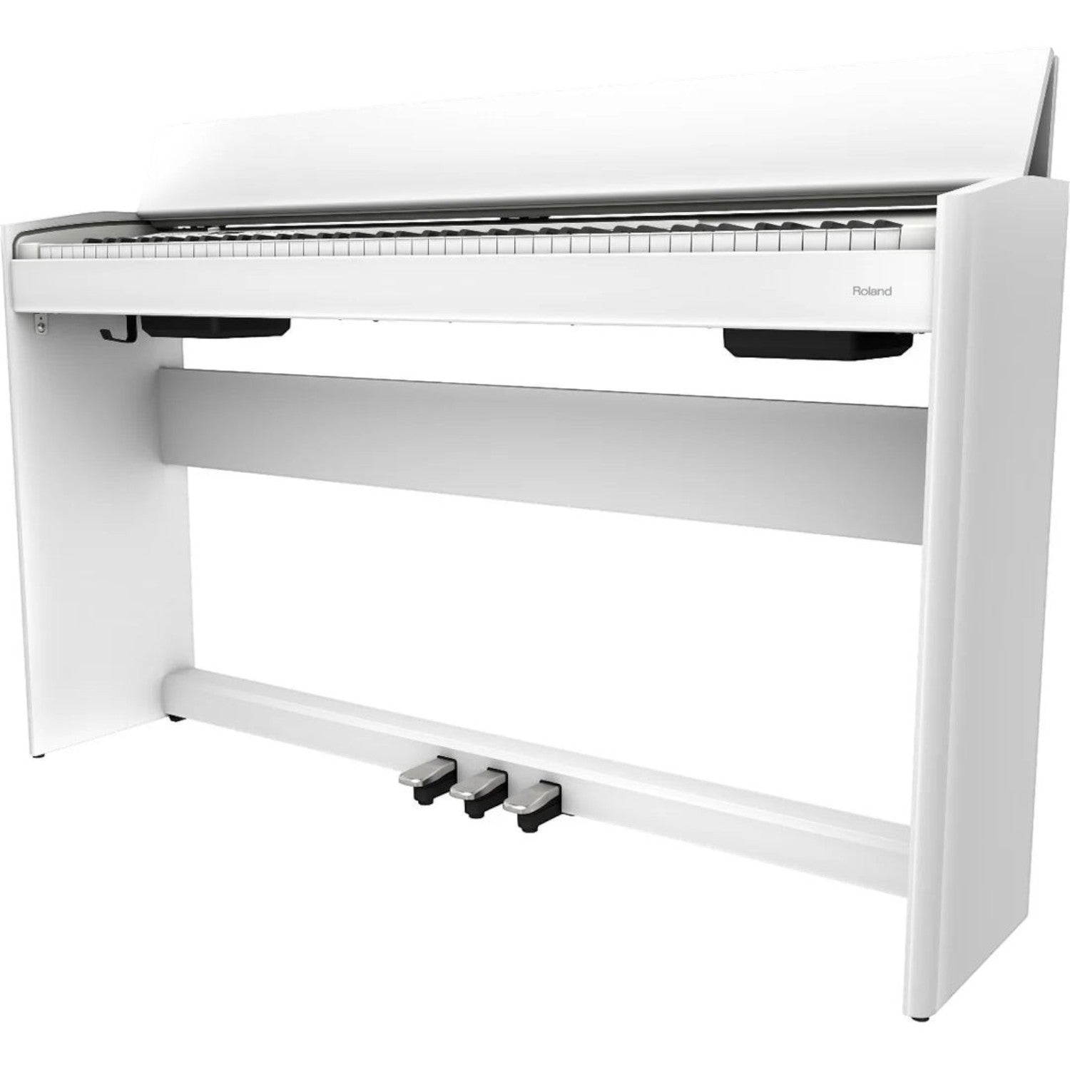 Đàn piano điện Roland F701 màu trắng hàng trưng bày tại TÂN NHẠC CỤ với thiết kế dáng phẳng hiện đại