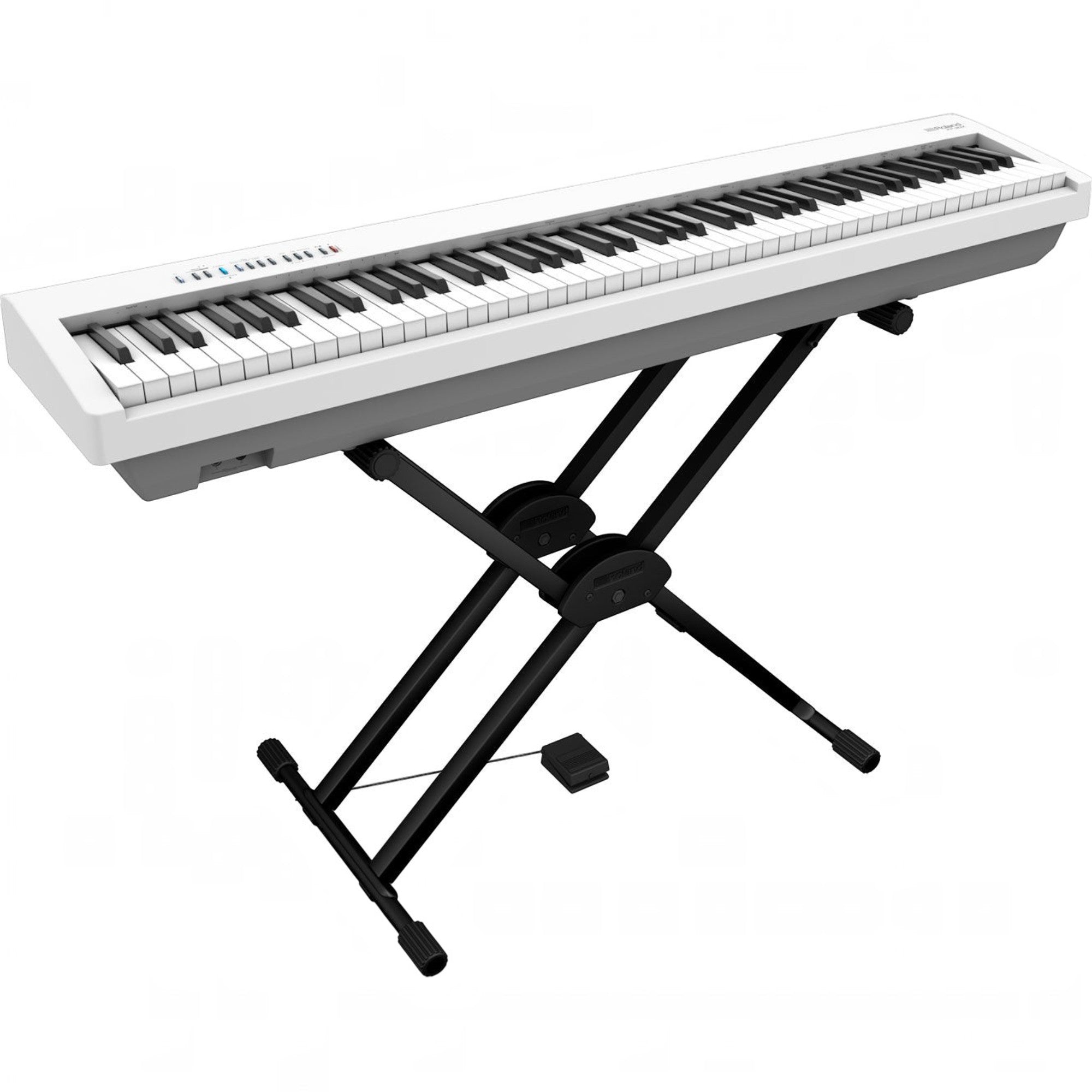 Đàn piano điện Roland FP-30X màu trắng trên chân đế chữ X tại TÂN NHẠC CỤ