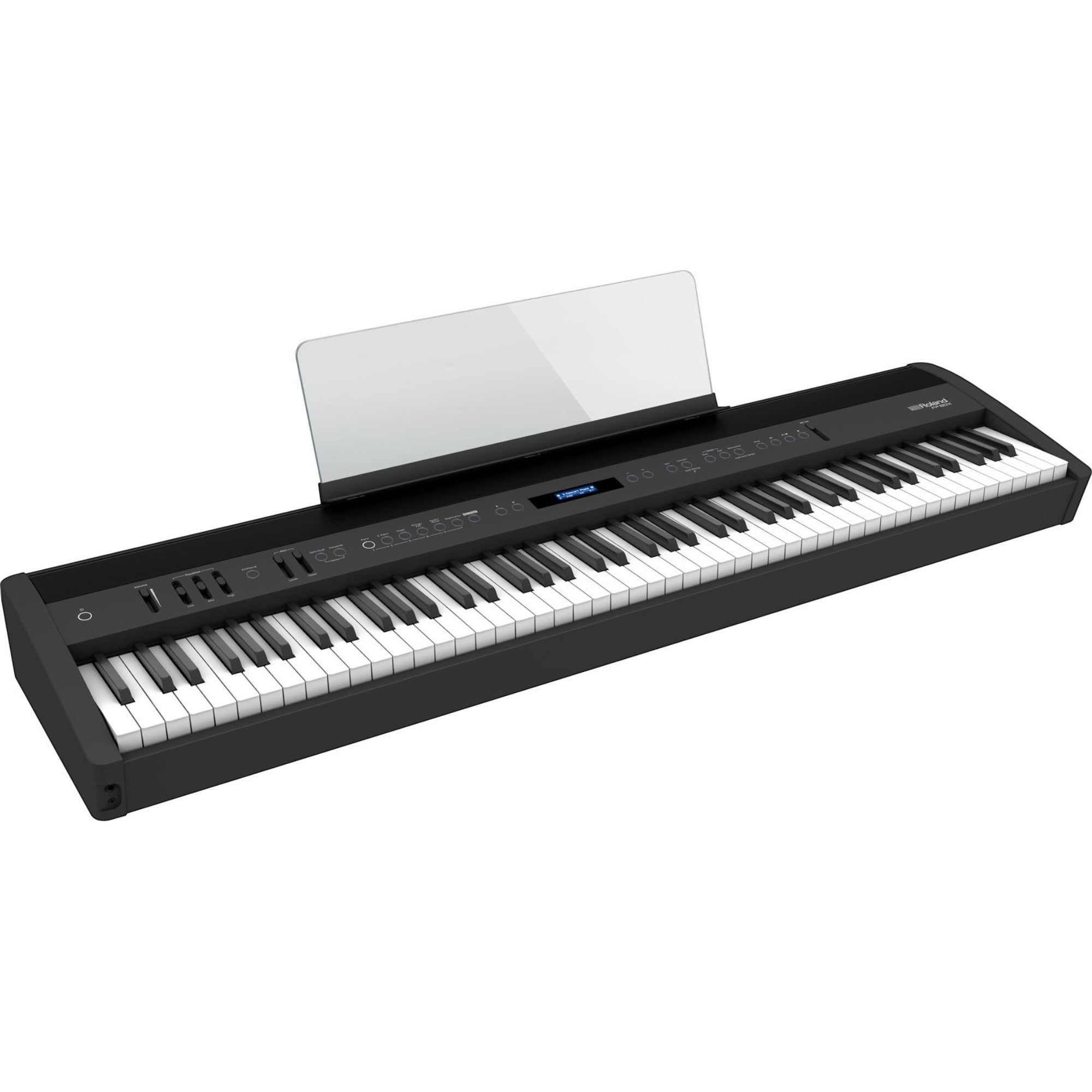 Đàn piano điện Roland FP-60X màu đen 88 phím tại TÂN NHẠC CỤ với thiết kế hiện đại và bảng điều khiển trực quan