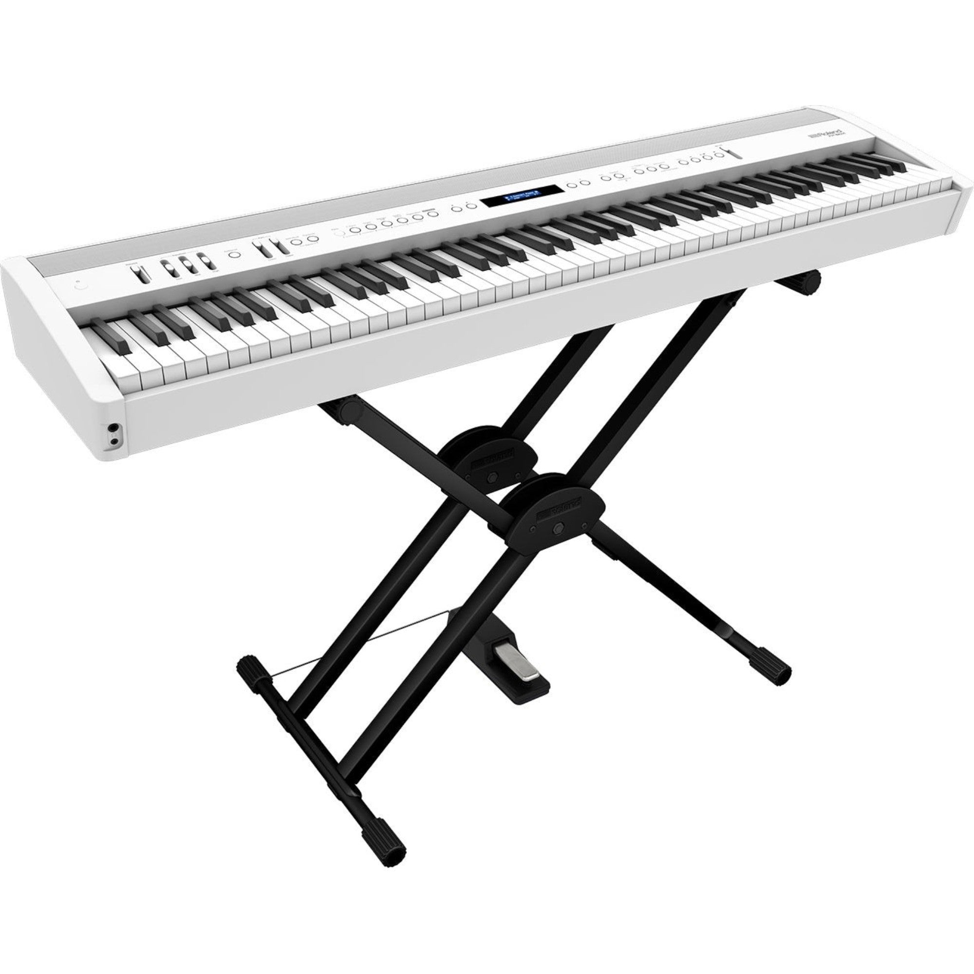 Đàn piano điện Roland FP-60X màu trắng sang trọng với 88 phím búa PHA-4, thiết kế hiện đại tại TÂN NHẠC CỤ