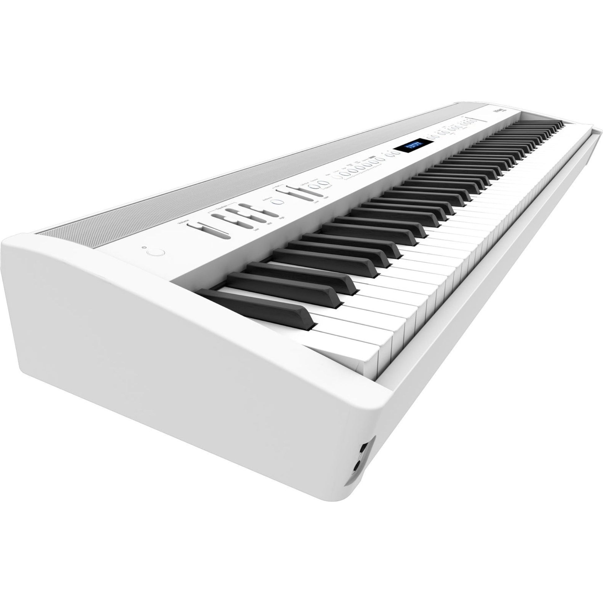 Đàn piano điện Roland FP-60X màu trắng tại TÂN NHẠC CỤ, thiết kế 88 phím búa PHA-4 hiện đại và tinh tế.