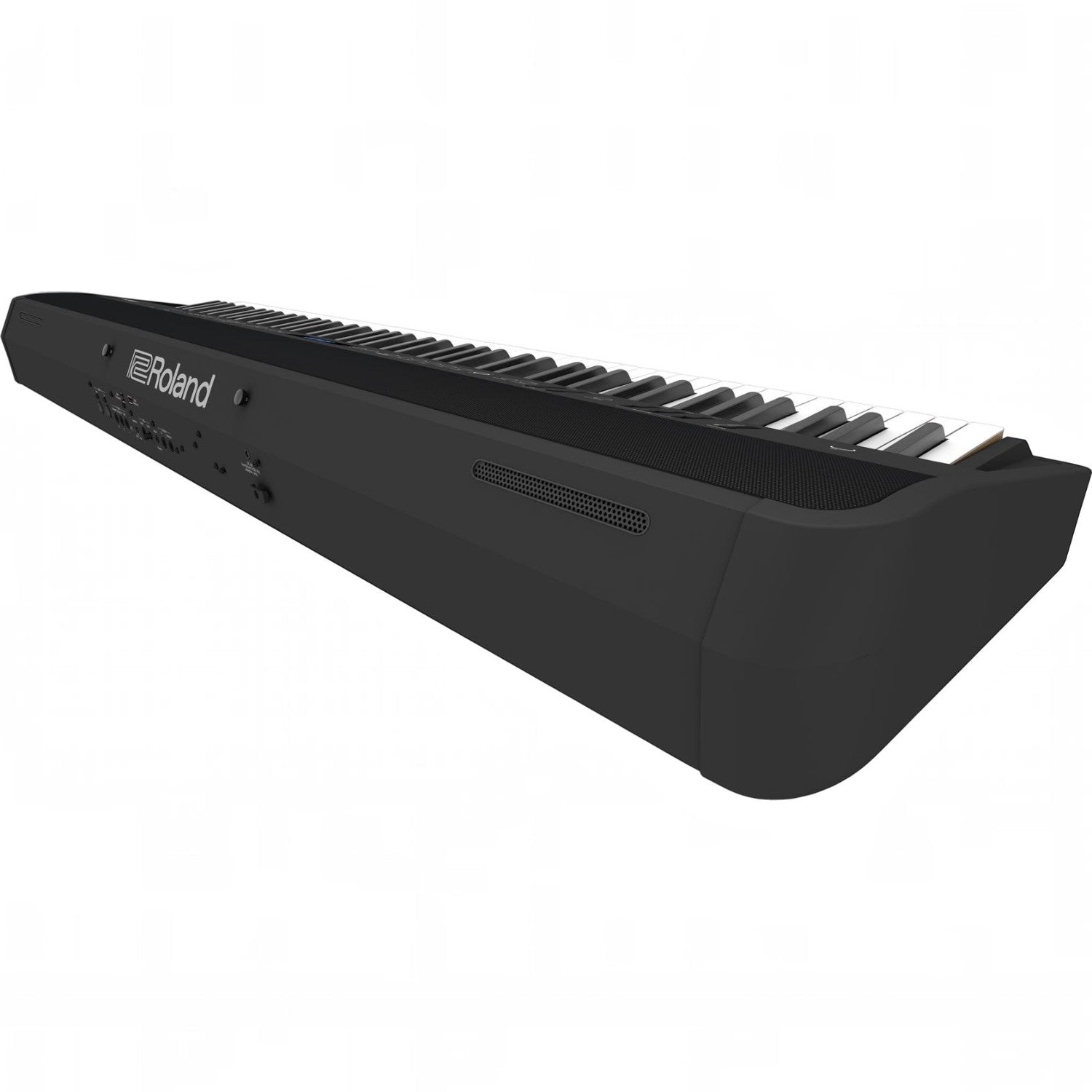 Đàn piano điện Roland FP-90X màu đen tại TÂN NHẠC CỤ, thiết kế di động với bàn phím lai gỗ PHA-50 cao cấp.