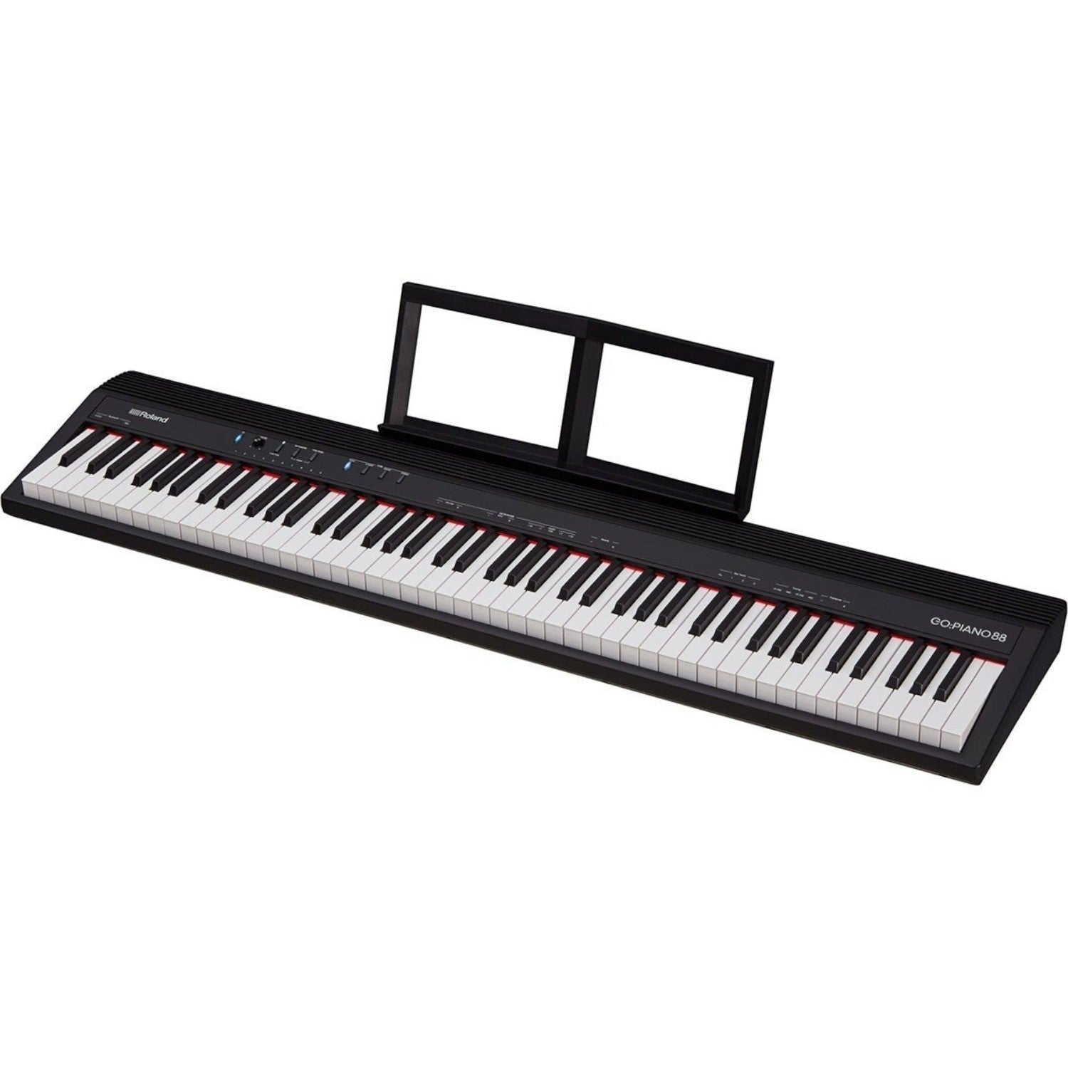 Đàn piano điện Roland GO:88 màu đen 88 phím tại Tân Nhạc Cụ, thiết kế gọn nhẹ cho người mới bắt đầu.