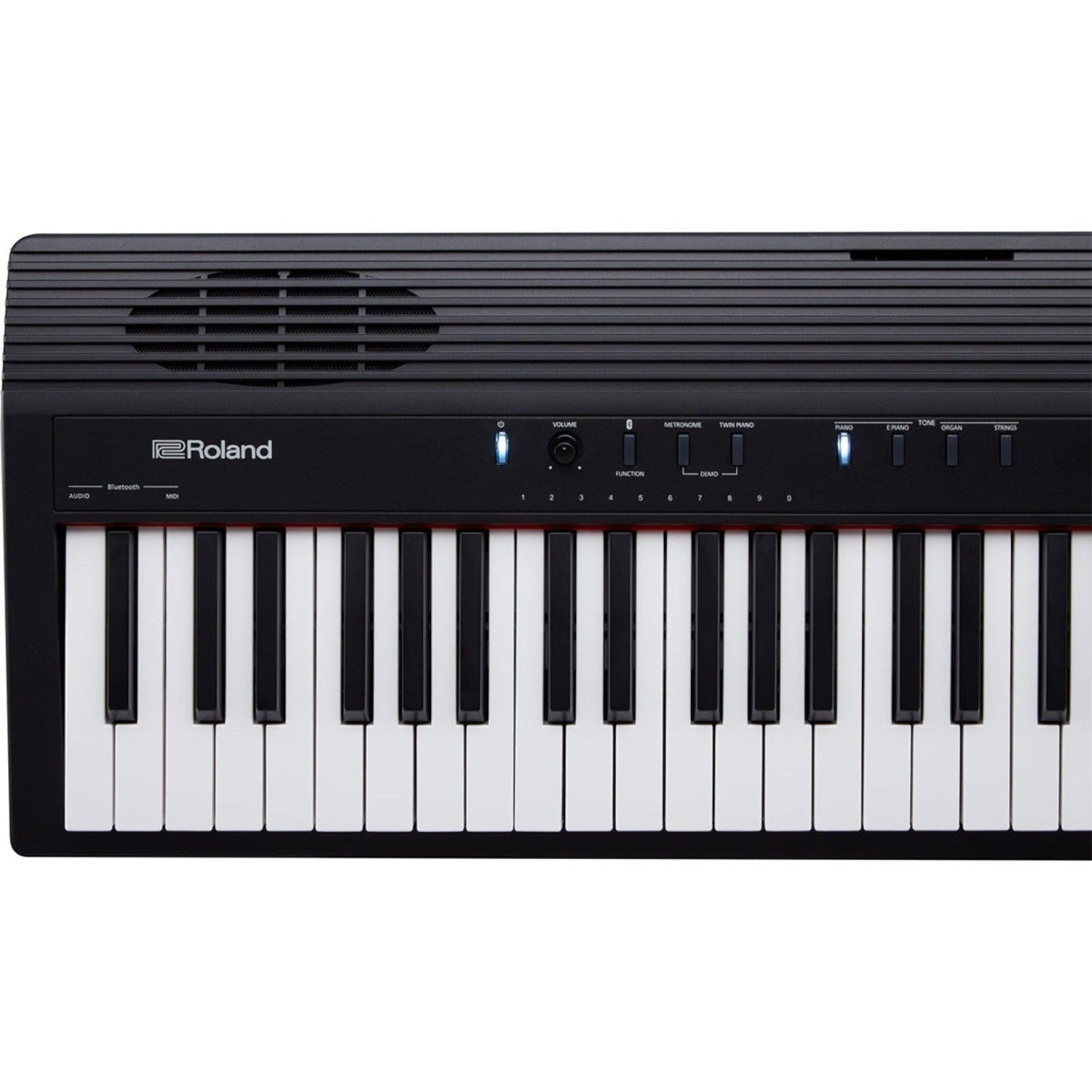 Đàn piano điện Roland GO88 màu đen tại Tân Nhạc Cụ với 88 phím full-size và bảng điều khiển tích hợp