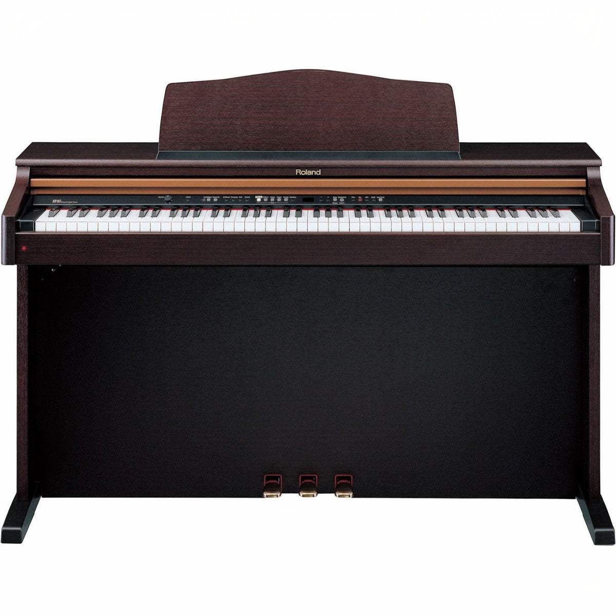Đàn piano điện Roland HP103 dáng tủ upright màu gỗ nâu sang trọng tại TÂN NHẠC CỤ