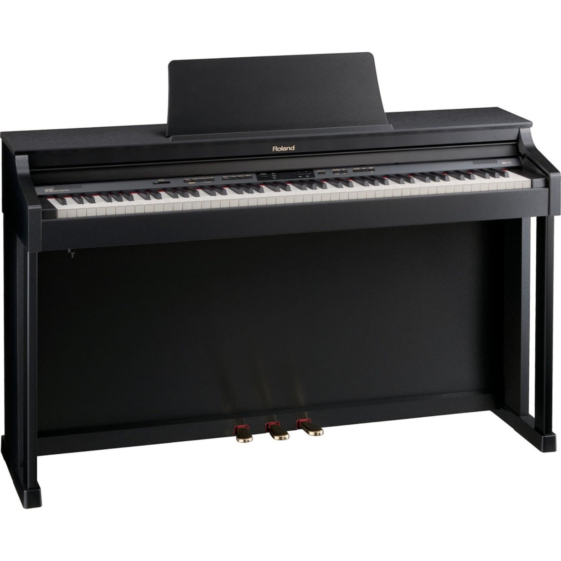 Đàn piano điện Roland HP302 màu đen sang trọng với thiết kế 88 phím tại TÂN NHẠC CỤ