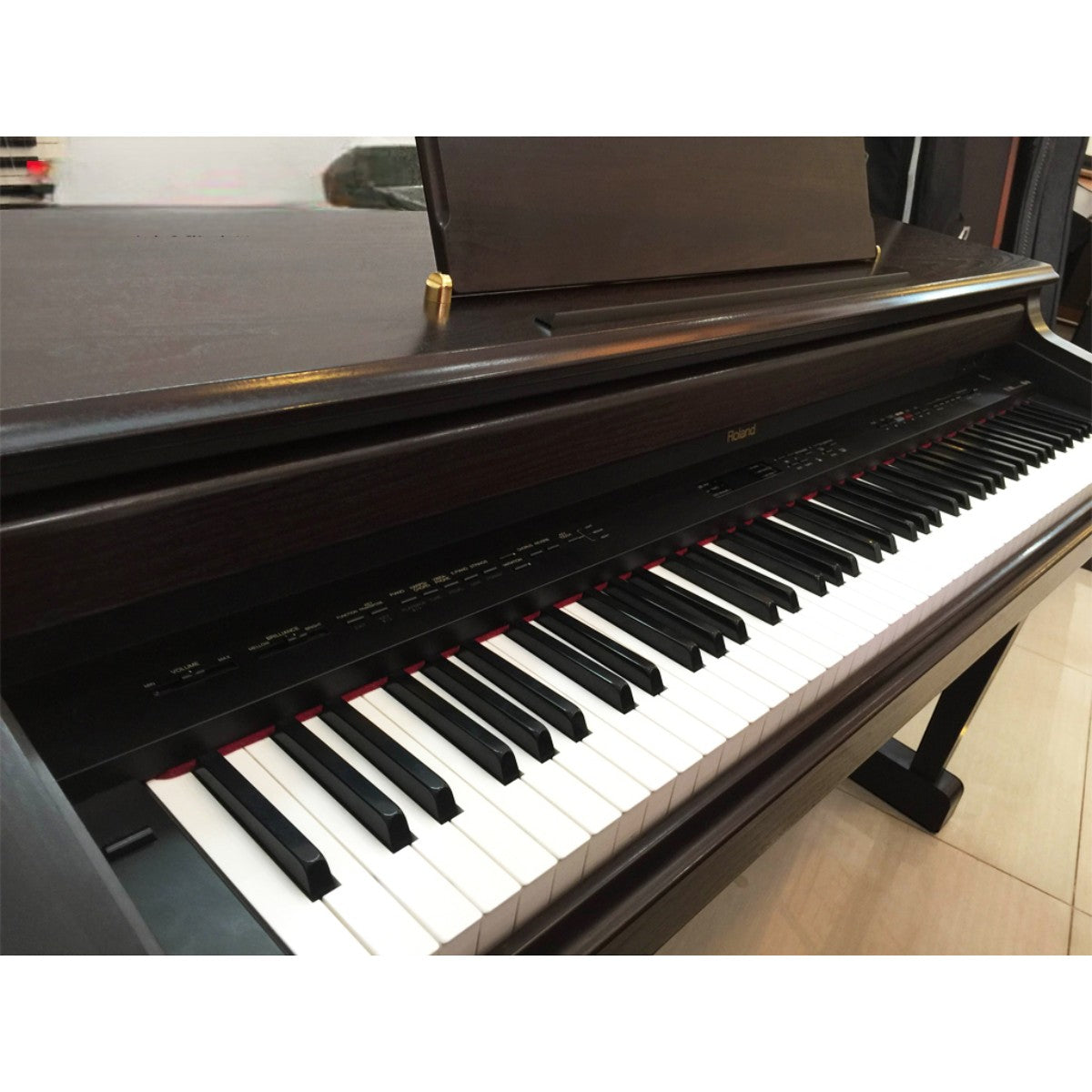 Đàn piano điện Roland HP3800 màu gỗ mun sang trọng với bàn phím búa PHA II tại TÂN NHẠC CỤ