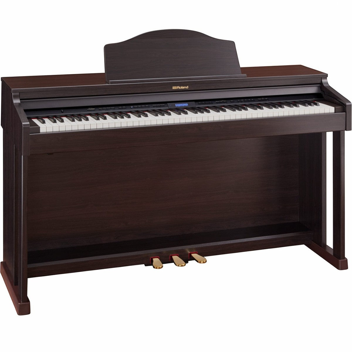 Đàn piano điện Roland HP601 màu gỗ nâu sang trọng tại TÂN NHẠC CỤ, bàn phím PHA-50 cao cấp, thiết kế hiện đại