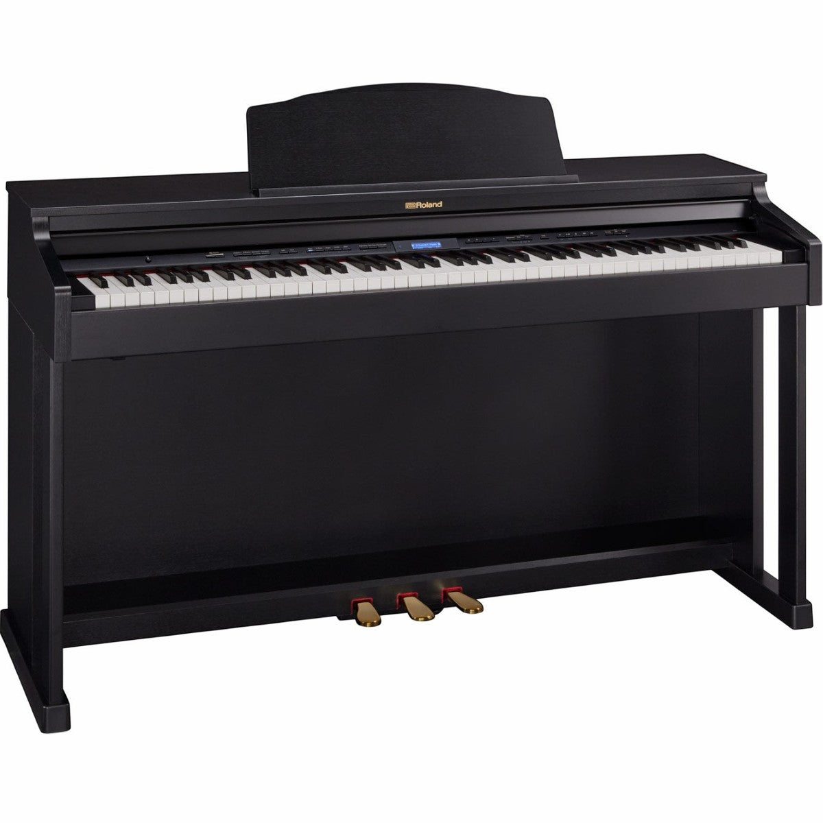 Đàn piano điện TÂN NHẠC CỤ Roland HP601 màu đen với bàn phím gỗ PHA-50 cao cấp và thiết kế sang trọng