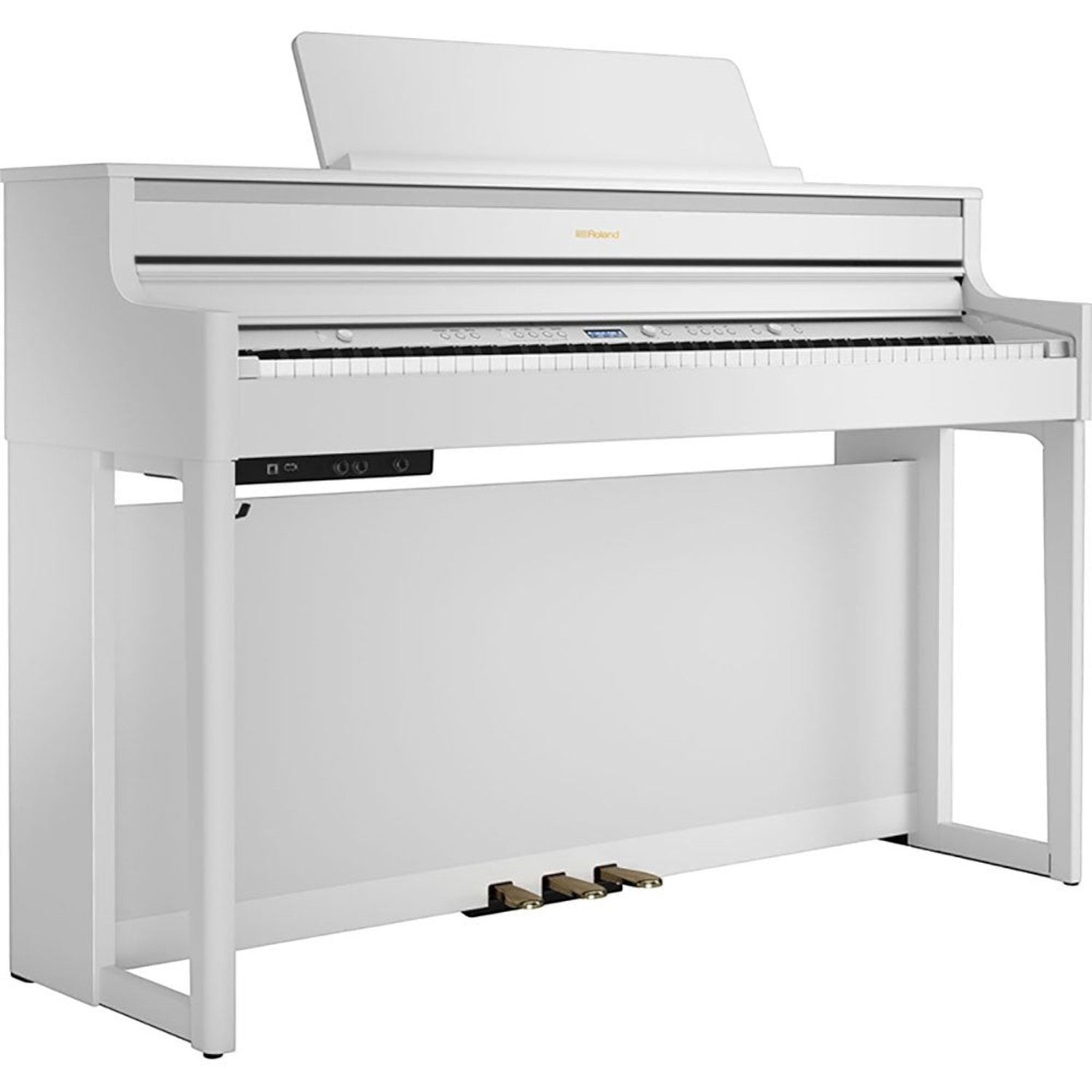 Đàn piano điện Roland HP704 màu trắng sang trọng tại TÂN NHẠC CỤ với thiết kế hiện đại và bàn phím gỗ PHA-50 cao cấp