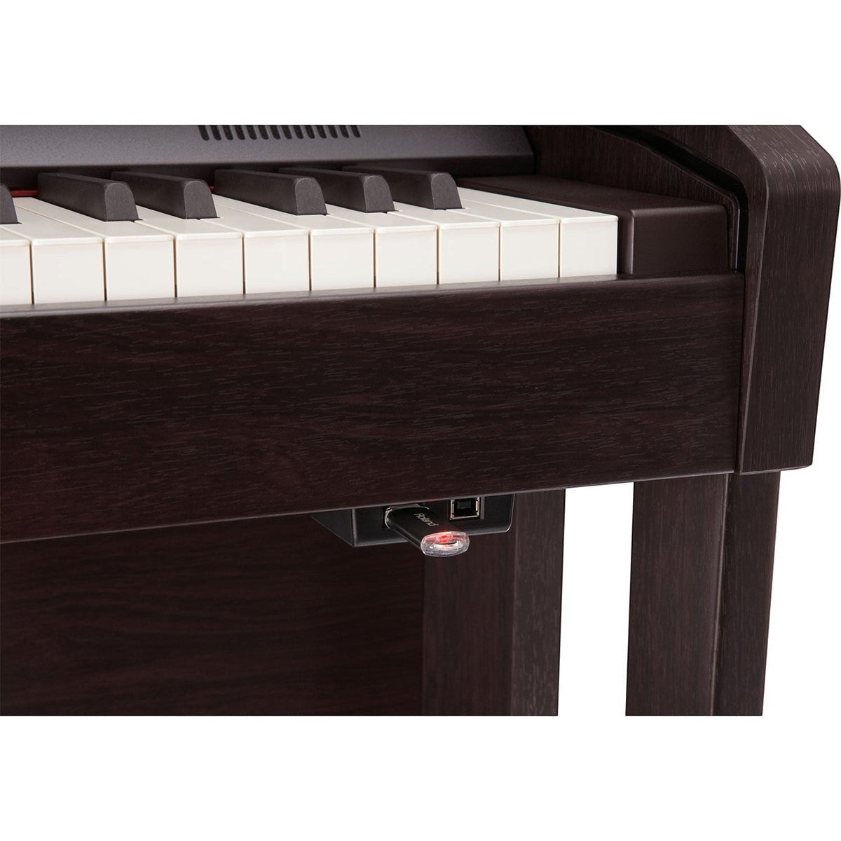 Đàn piano điện TÂN NHẠC CỤ Roland HPi-50 màu gỗ hồng đào với bàn phím PHA III và cổng kết nối USB tiện lợi
