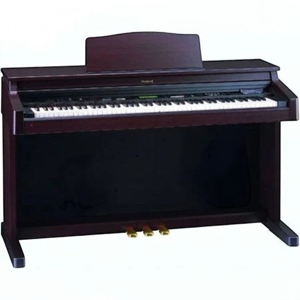 Đàn piano điện Roland KR370 màu nâu gỗ sang trọng với thiết kế tủ console bền bỉ tại cửa hàng TÂN NHẠC CỤ