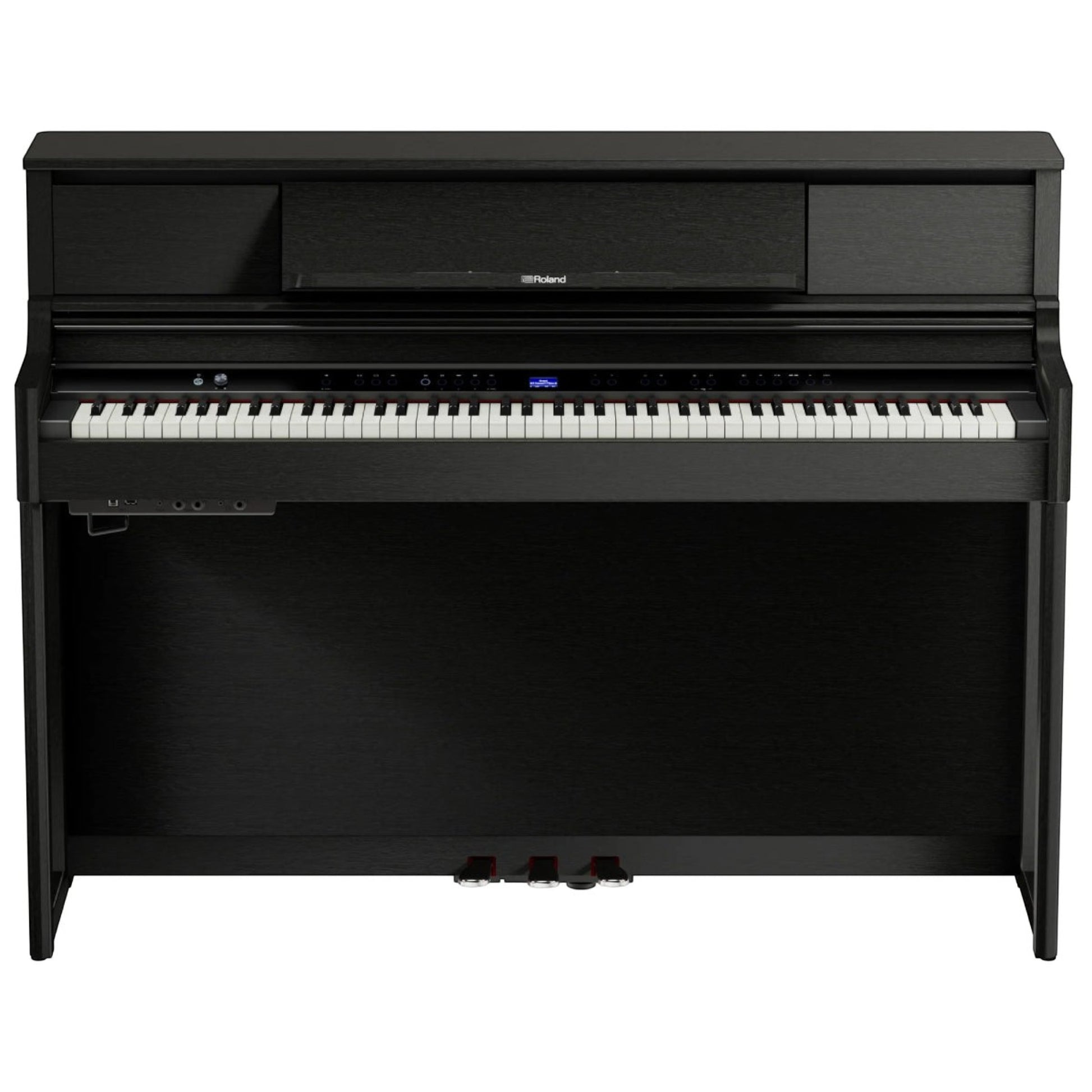 Đàn piano điện TÂN NHẠC CỤ Roland LX-5 màu đen sang trọng với thiết kế tủ đứng hiện đại và bàn phím 88 phím cao cấp