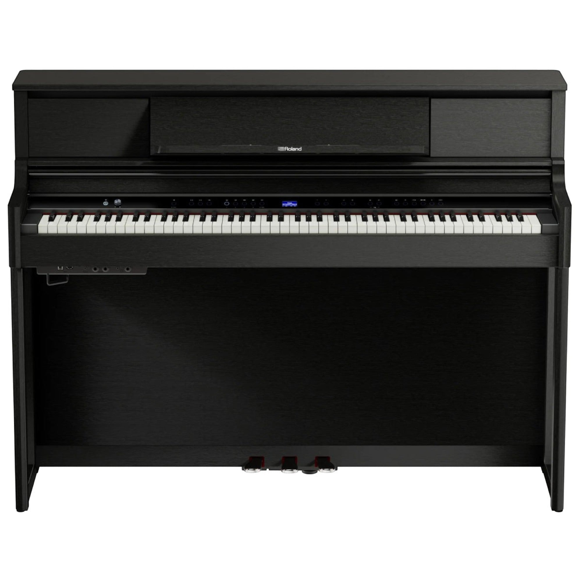 Đàn piano điện TÂN NHẠC CỤ Roland LX-5 màu đen sang trọng với thiết kế tủ đứng hiện đại và bàn phím 88 phím cao cấp