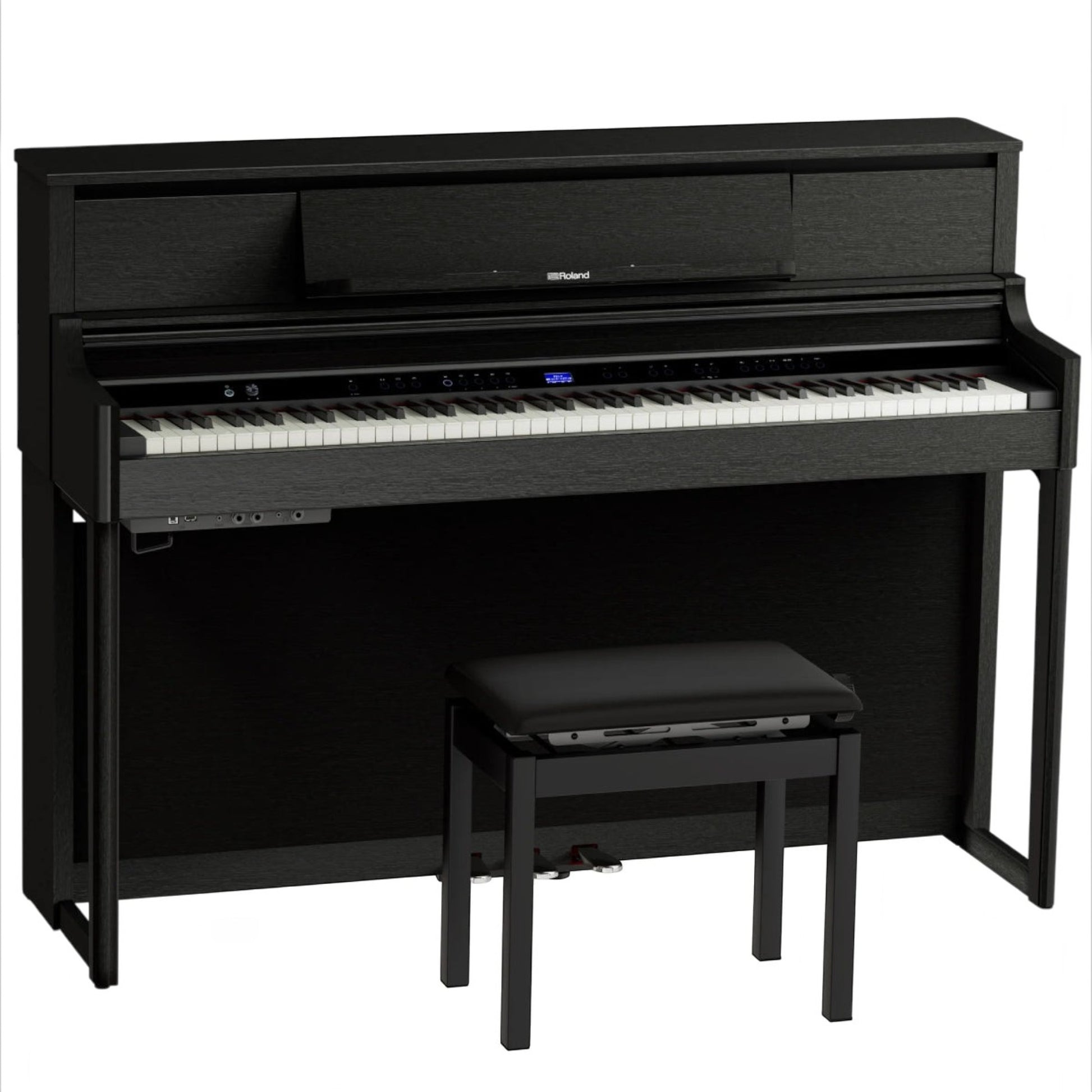 Đàn piano điện Roland LX-5 màu đen sang trọng với bàn phím lai gỗ PHA-50 tại TÂN NHẠC CỤ