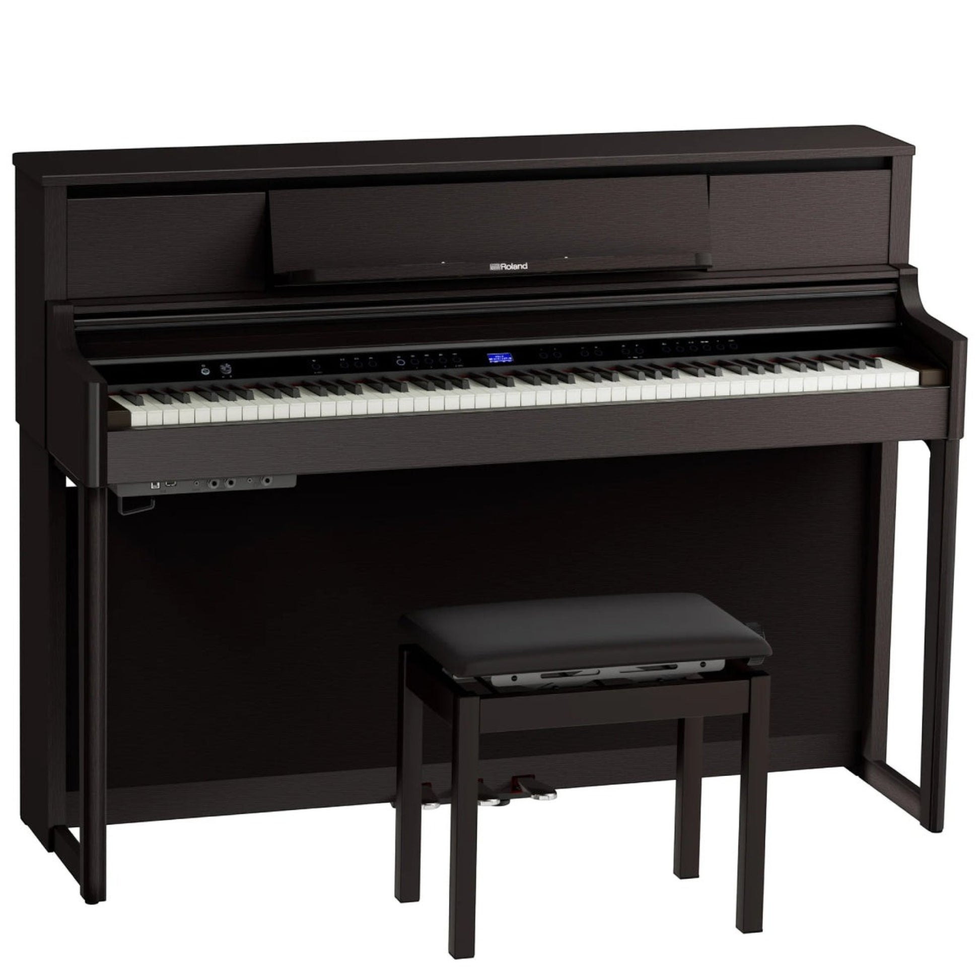 Đàn piano điện Roland LX-5 màu nâu gỗ sẫm sang trọng với bàn phím PHA-50 tại TÂN NHẠC CỤ