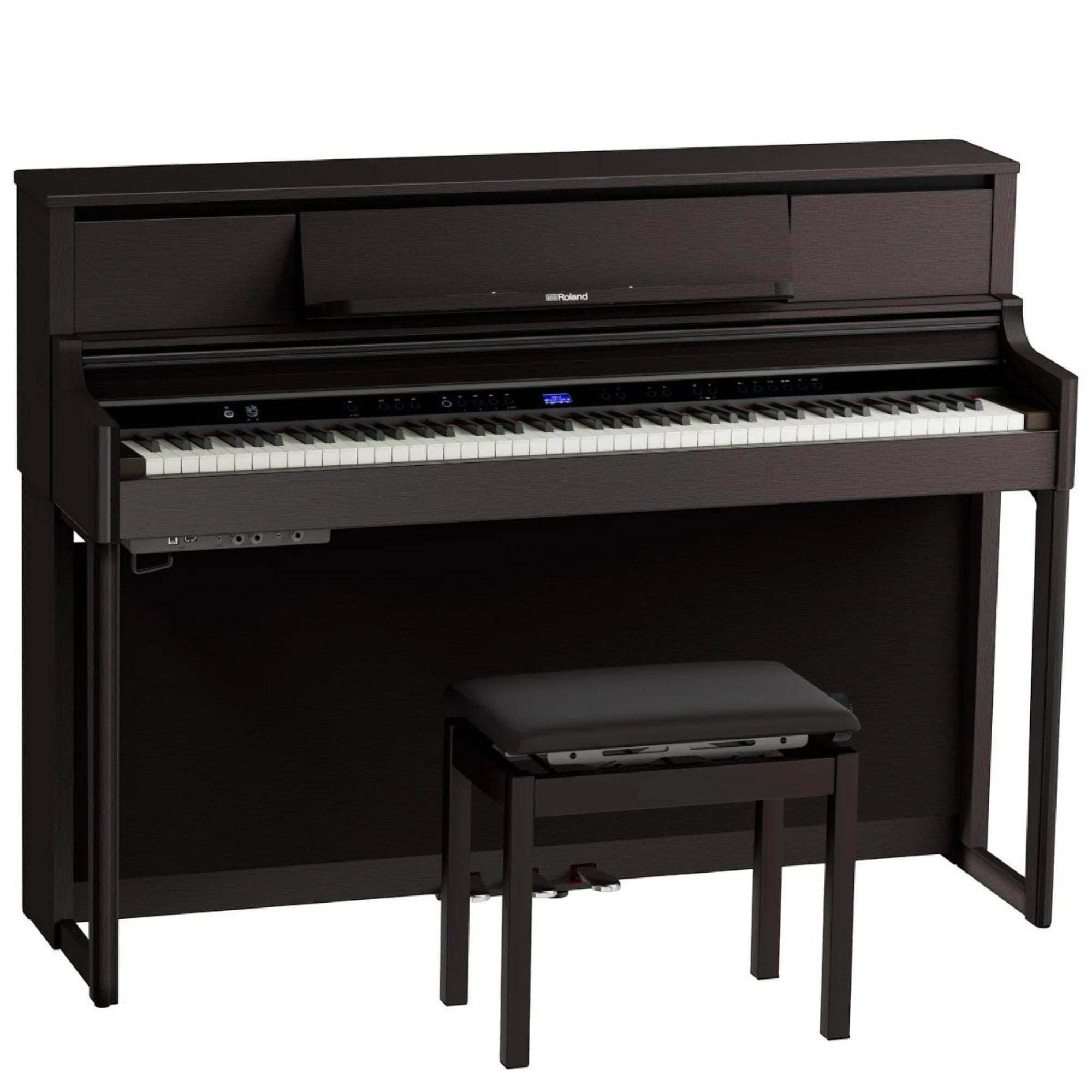 Đàn piano điện Roland LX-5 màu nâu gỗ sẫm sang trọng với bàn phím PHA-50 tại TÂN NHẠC CỤ