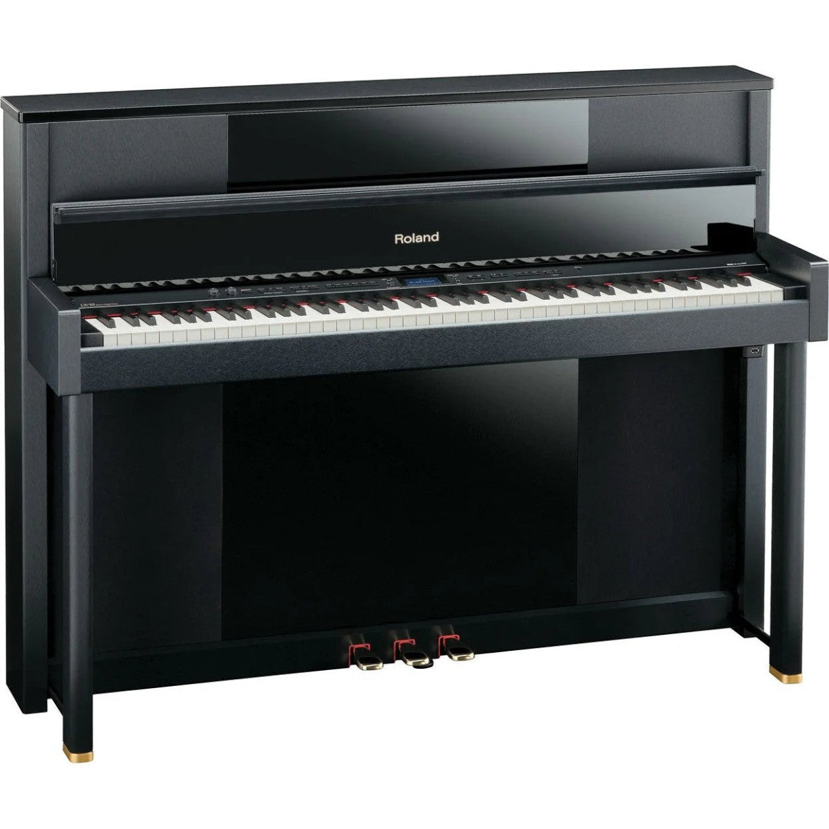Đàn piano điện Roland LX10 màu đen sang trọng với thiết kế dáng tủ gọn gàng tại TÂN NHẠC CỤ