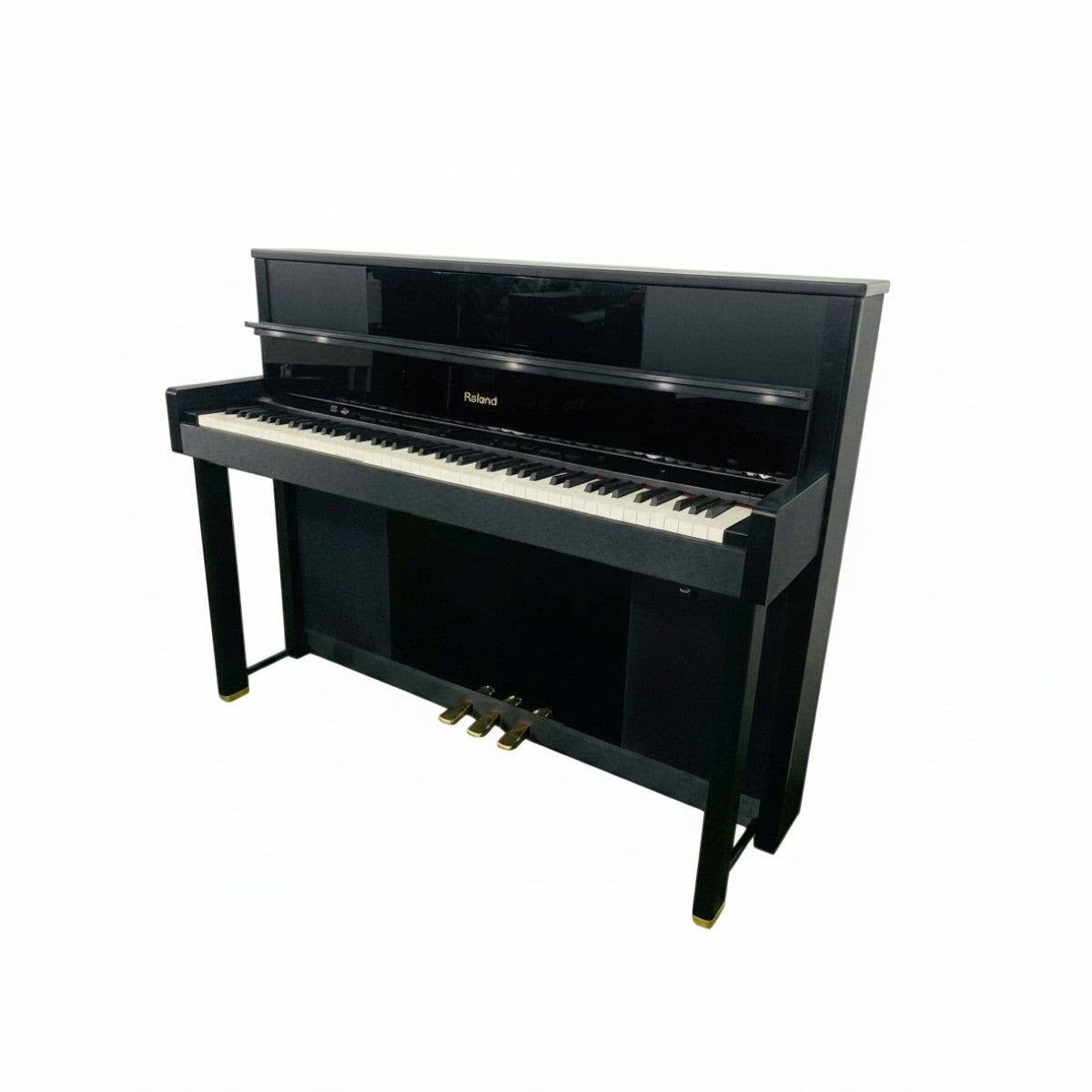 Đàn piano điện Roland LX10 màu đen bóng sang trọng tại TÂN NHẠC CỤ với thiết kế dáng tủ upright hiện đại