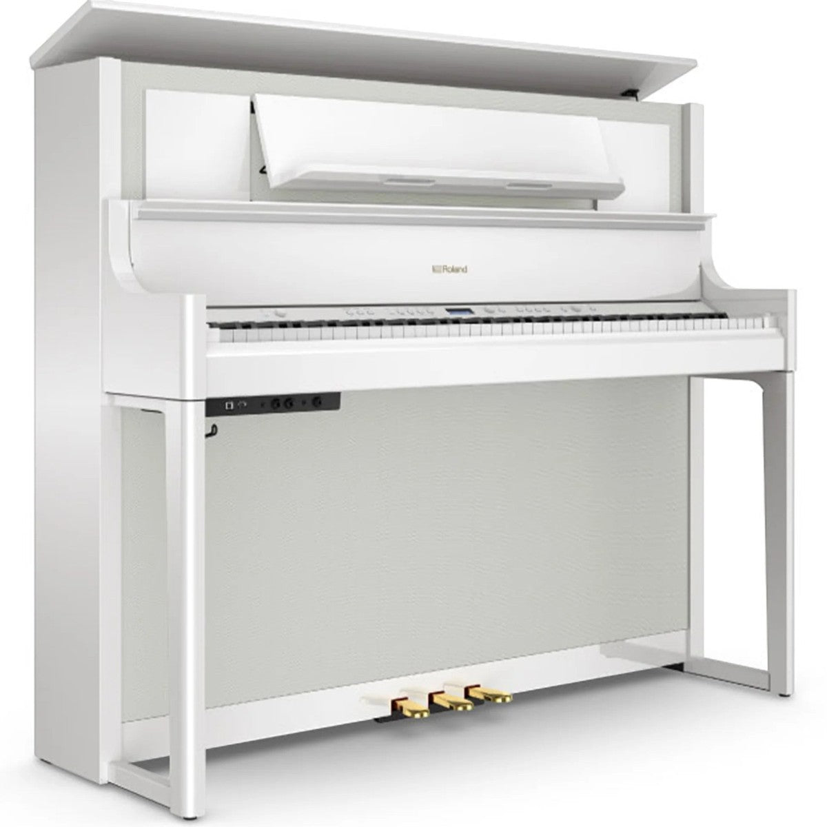 Đàn piano điện Roland LX708 màu trắng sang trọng, hàng lướt 98% tại TÂN NHẠC CỤ với thiết kế tủ đứng hiện đại