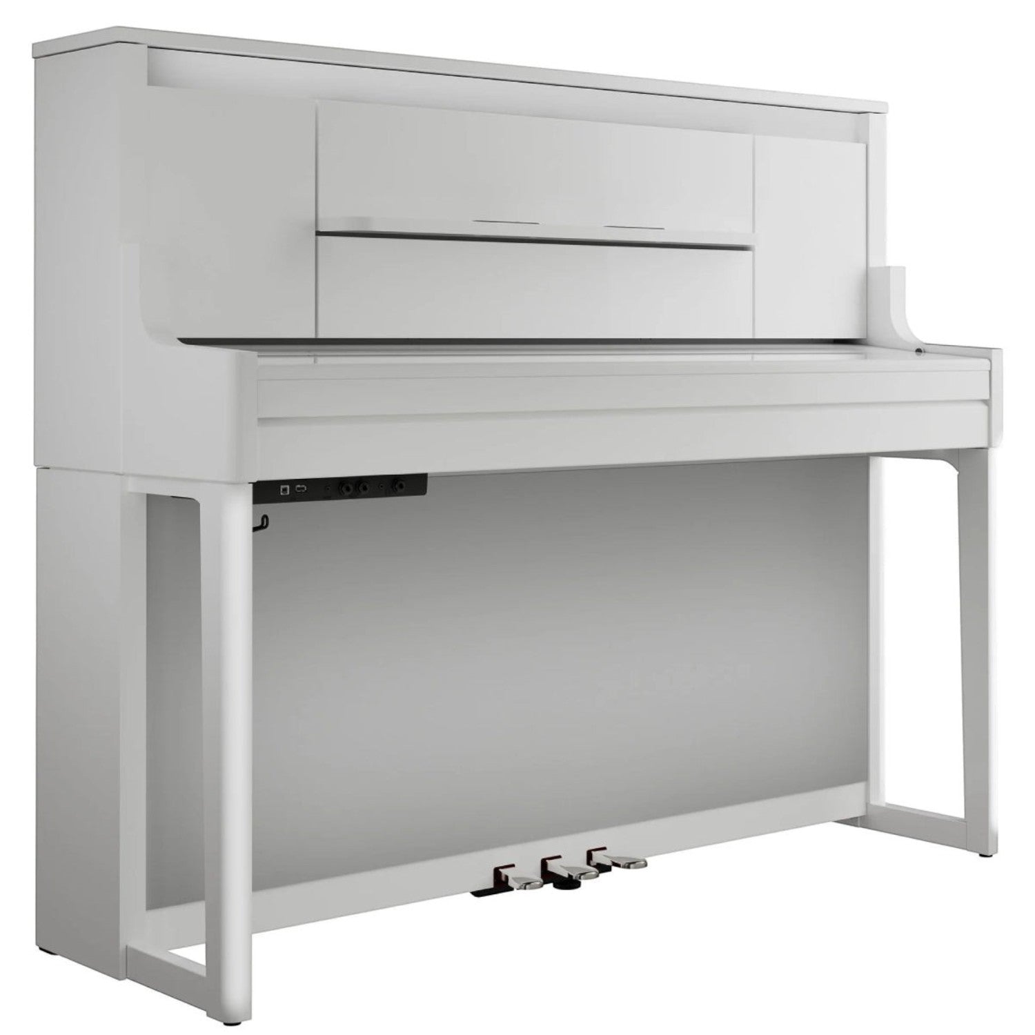 Đàn piano điện TÂN NHẠC CỤ Roland LX9 màu trắng bóng sang trọng, thiết kế tủ đứng cao cấp, hàng lướt 99% như mới.