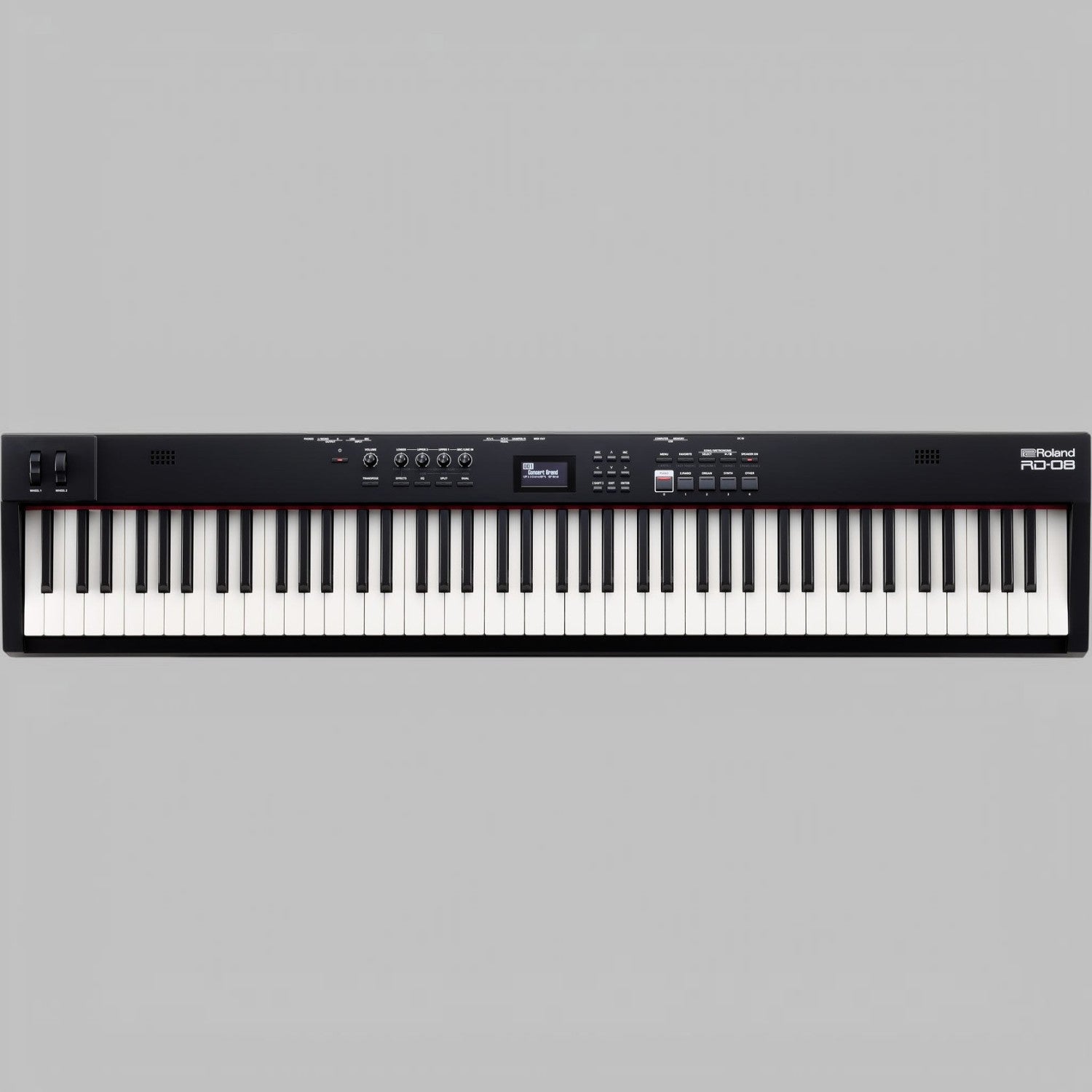 Đàn piano điện Roland RD-08 màu đen với 88 phím PHA-4 Standard tại Tân Nhạc Cụ