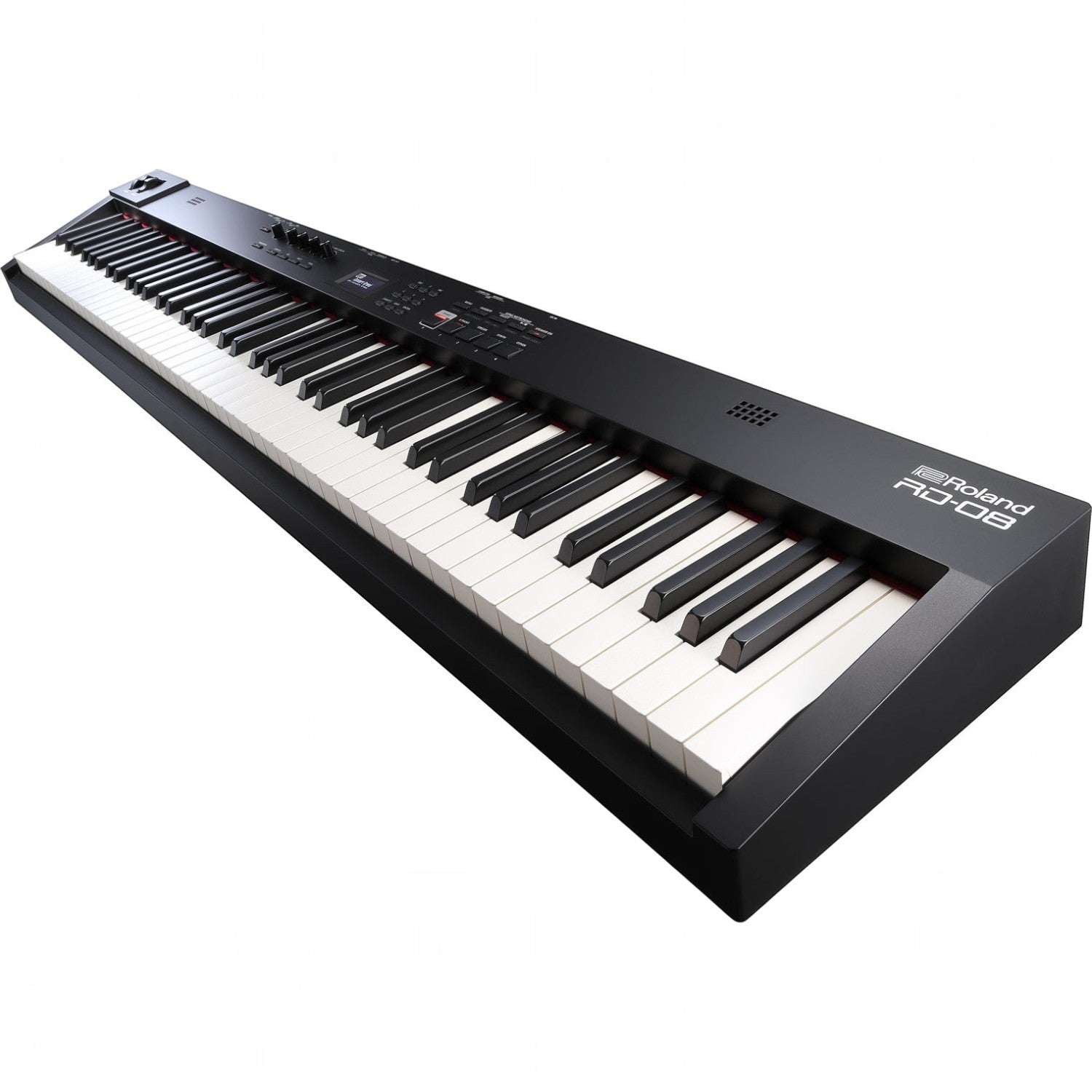 Đàn piano điện Roland RD-08 màu đen tại TÂN NHẠC CỤ với 88 phím PHA-4 Standard và hệ loa tích hợp gọn nhẹ