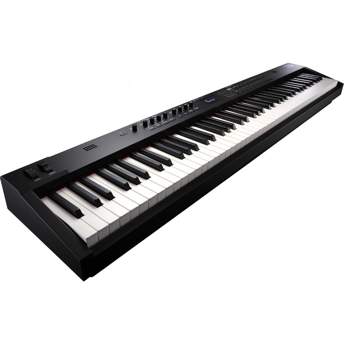 Đàn piano điện Roland RD-88 màu đen 88 phím tại TÂN NHẠC CỤ, thiết kế gọn nhẹ cho biểu diễn chuyên nghiệp.