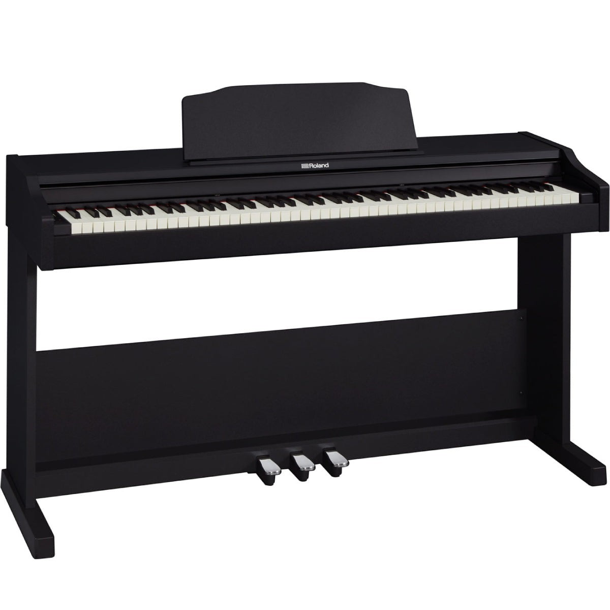 Đàn piano điện Roland RP102 màu đen dáng tủ tại TÂN NHẠC CỤ với bàn phím búa PHA-4 và 3 pedal kim loại