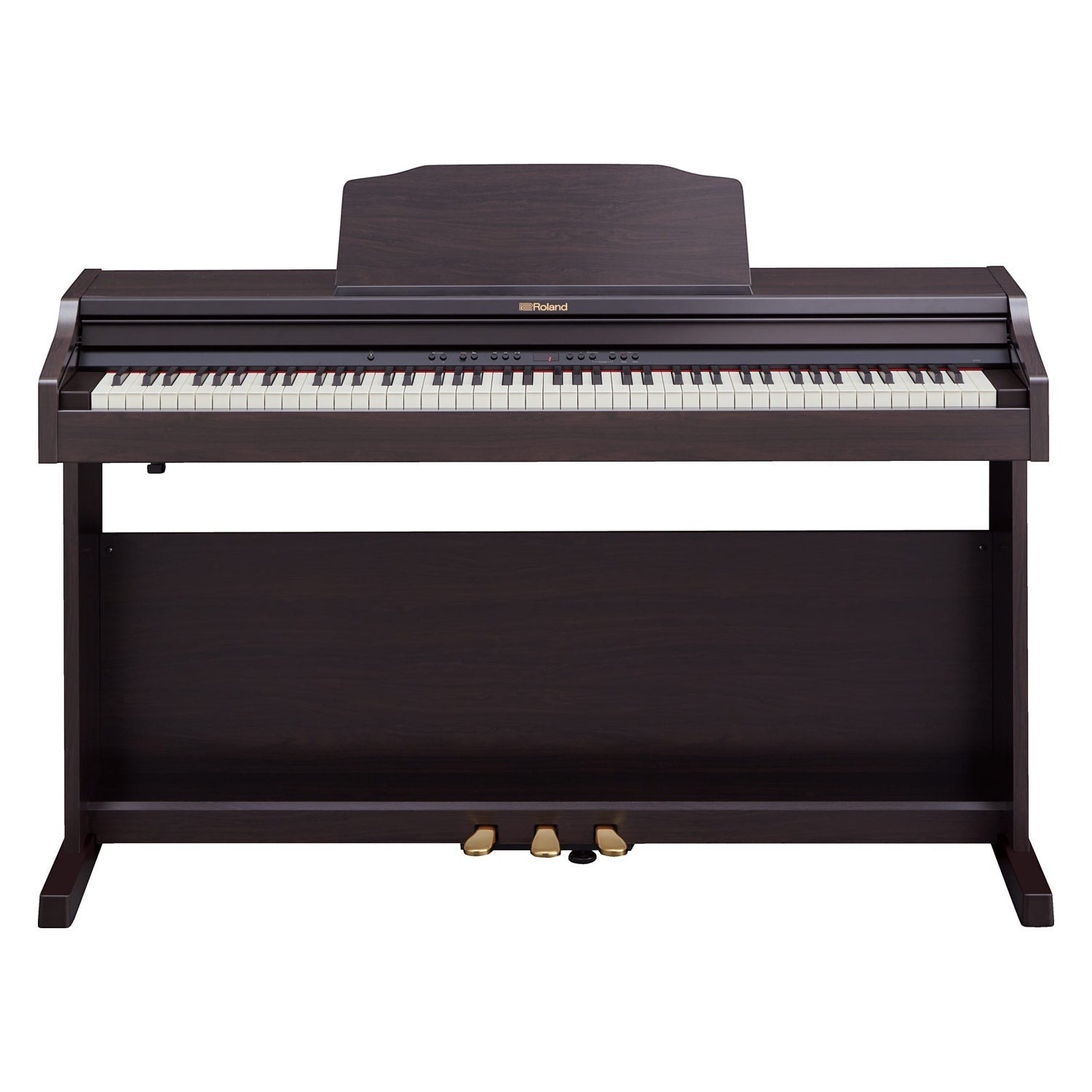 Đàn piano điện Roland RP302 màu gỗ hồng sắc (Rosewood) với thiết kế dáng tủ gọn tại TÂN NHẠC CỤ