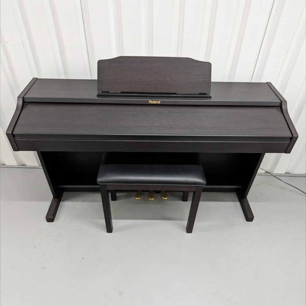 Đàn piano điện Roland RP401R dáng tủ màu gỗ tối sang trọng tại TÂN NHẠC CỤ