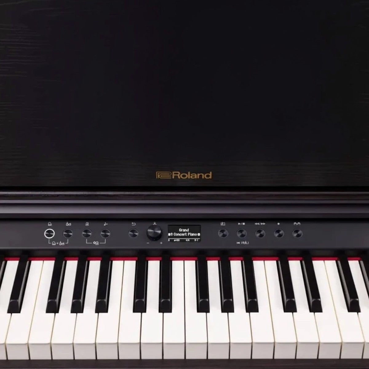 Đàn piano điện Roland RP701 qua sử dụng tại TÂN NHẠC CỤ với bàn phím PHA-4 và màn hình điều khiển hiện đại