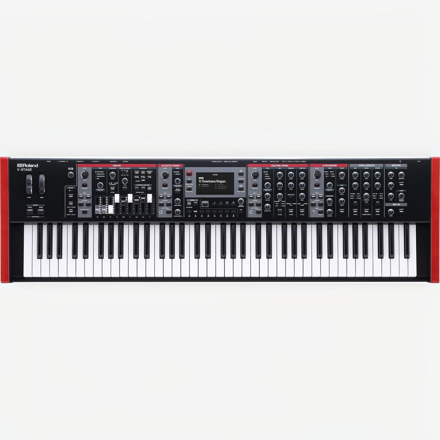 Đàn piano điện Roland V-Stage 76 tại TÂN NHẠC CỤ với bàn phím 76 phím bán nặng waterfall và bảng điều khiển chuyên nghiệp
