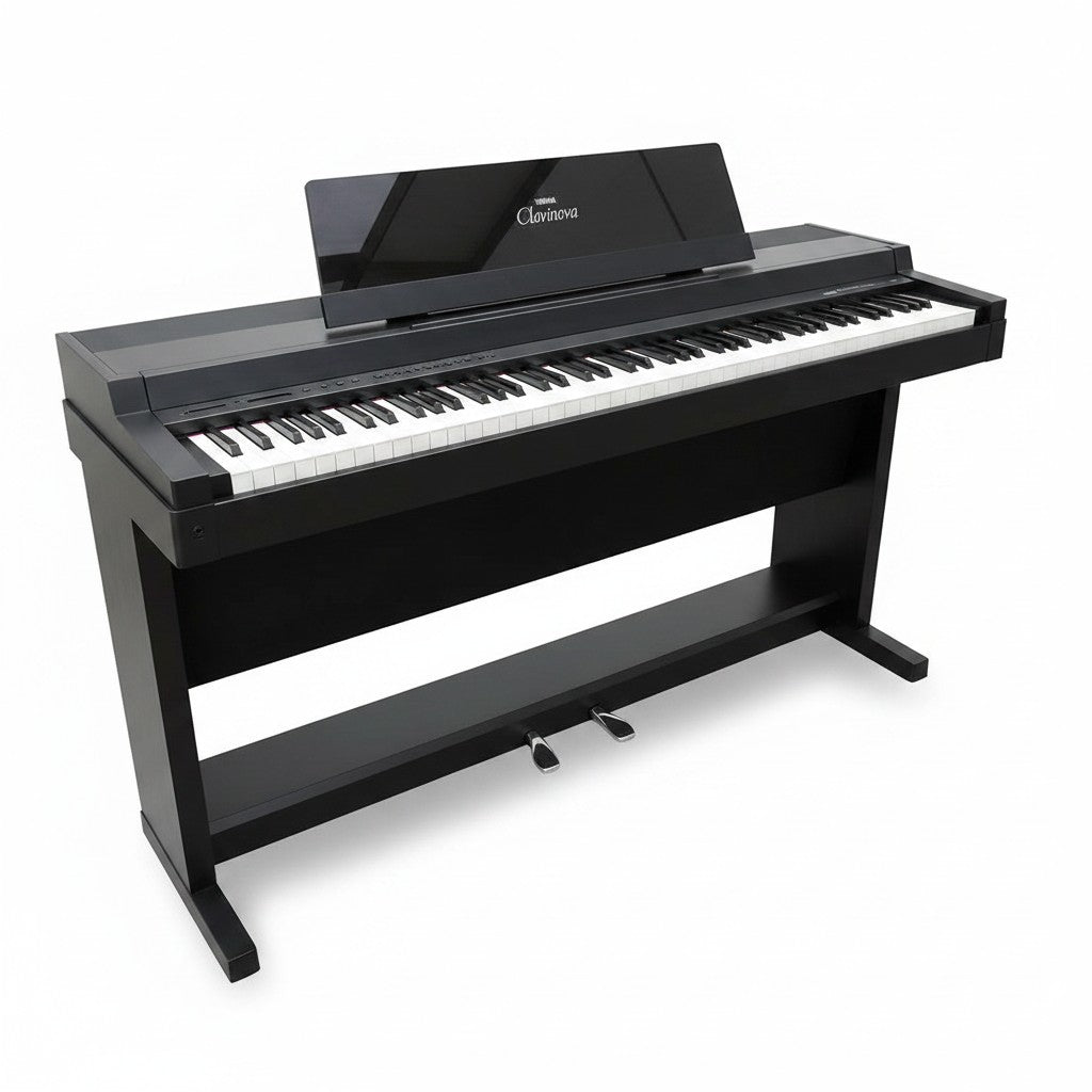 Đàn piano điện Yamaha CLP-500 màu đen dáng tủ cổ điển tại TÂN NHẠC CỤ, lựa chọn lý tưởng cho người mới bắt đầu.