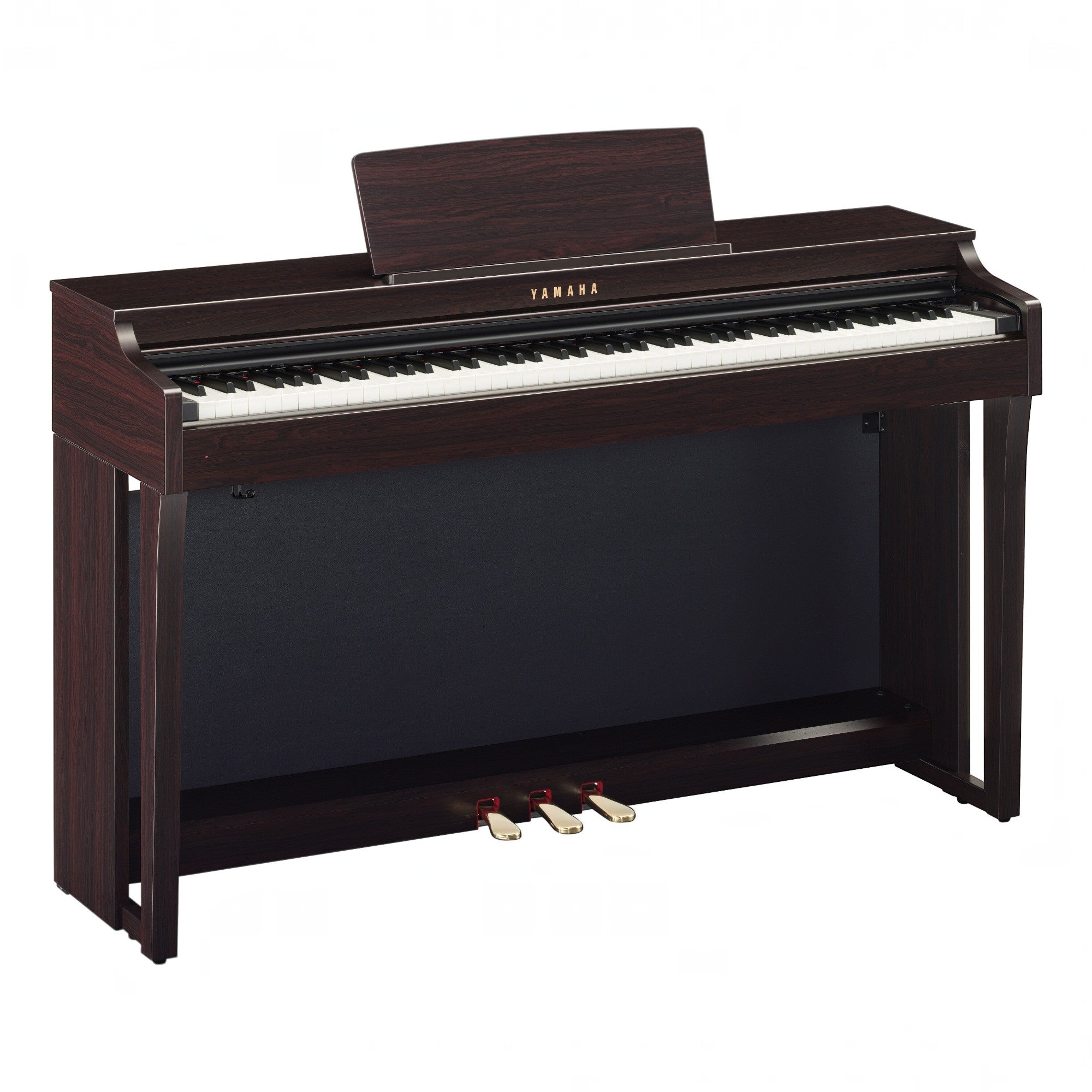 Đàn piano điện Yamaha CLP-625 màu gỗ nâu sang trọng tại Tân Nhạc Cụ với thiết kế dáng tủ hiện đại