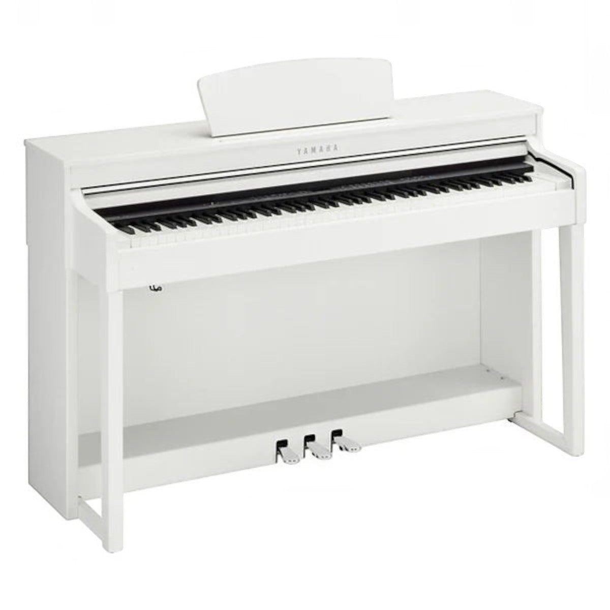 Đàn piano điện Yamaha CLP430 màu trắng sang trọng tại Tân Nhạc Cụ với thiết kế dáng tủ hiện đại