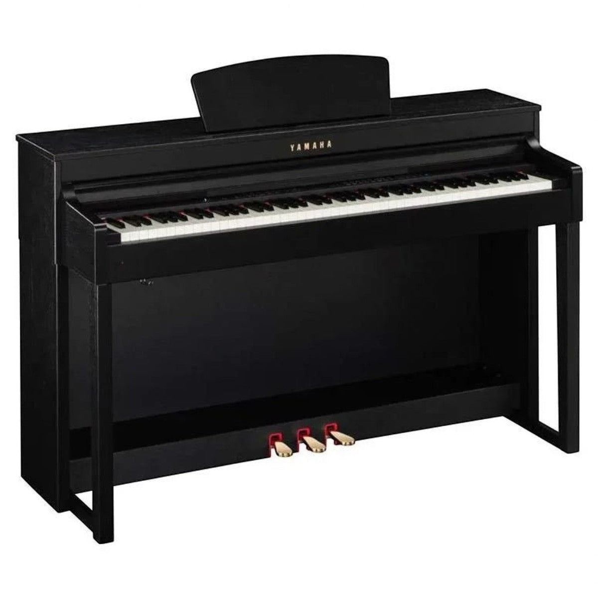 Đàn piano điện Yamaha CLP430 màu đen sang trọng tại cửa hàng TÂN NHẠC CỤ với thiết kế dáng tủ bền bỉ