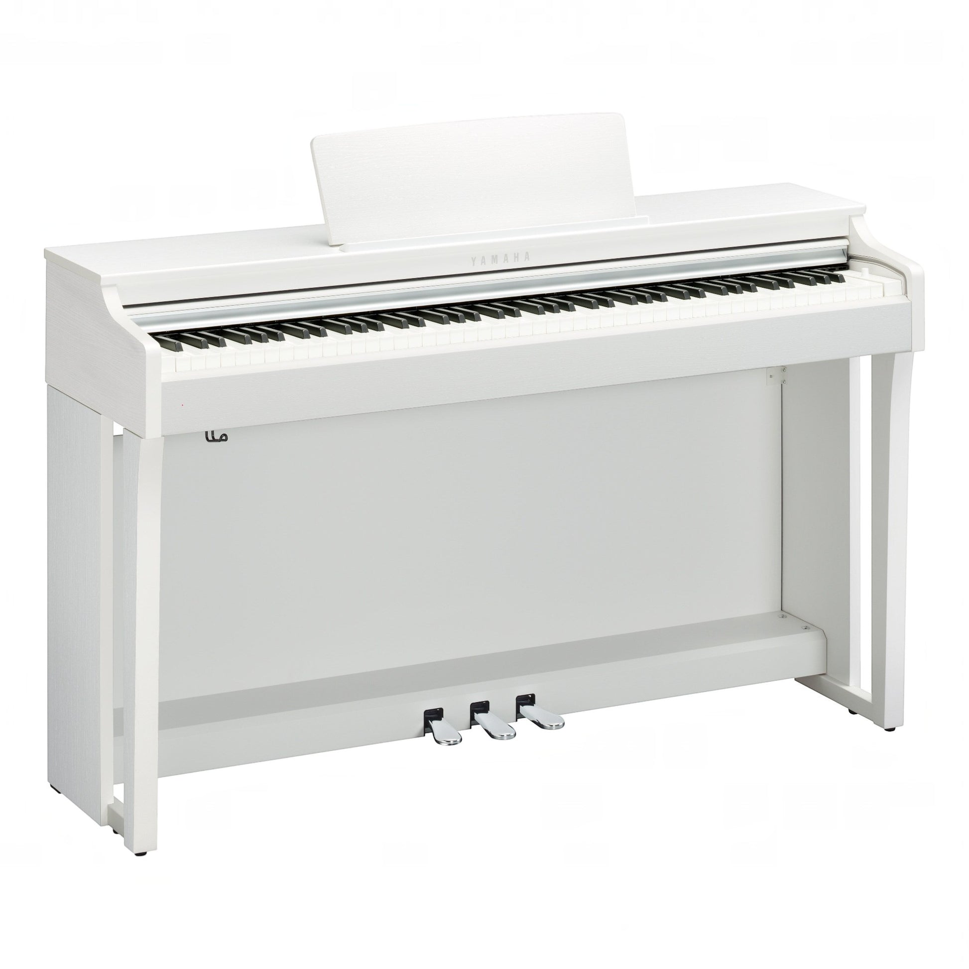 Đàn piano điện Yamaha CLP-625 màu trắng sang trọng tại Tân Nhạc Cụ với thiết kế dáng tủ hiện đại
