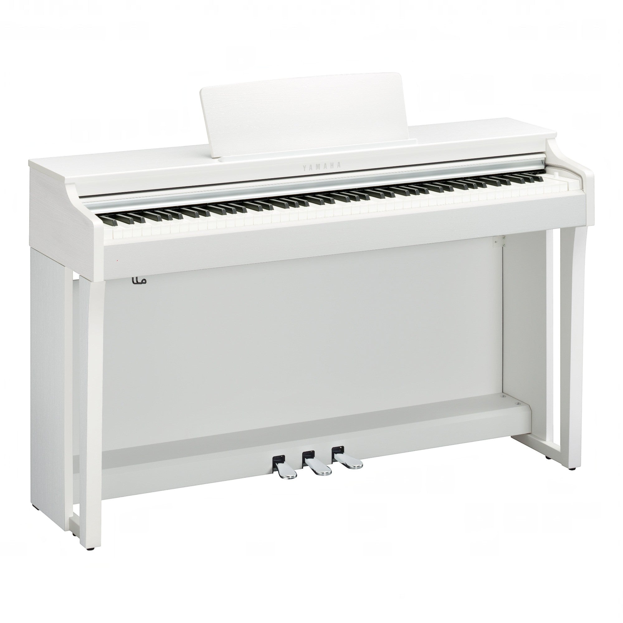 Đàn piano điện Yamaha CLP-625 màu trắng sang trọng tại Tân Nhạc Cụ với thiết kế dáng tủ hiện đại