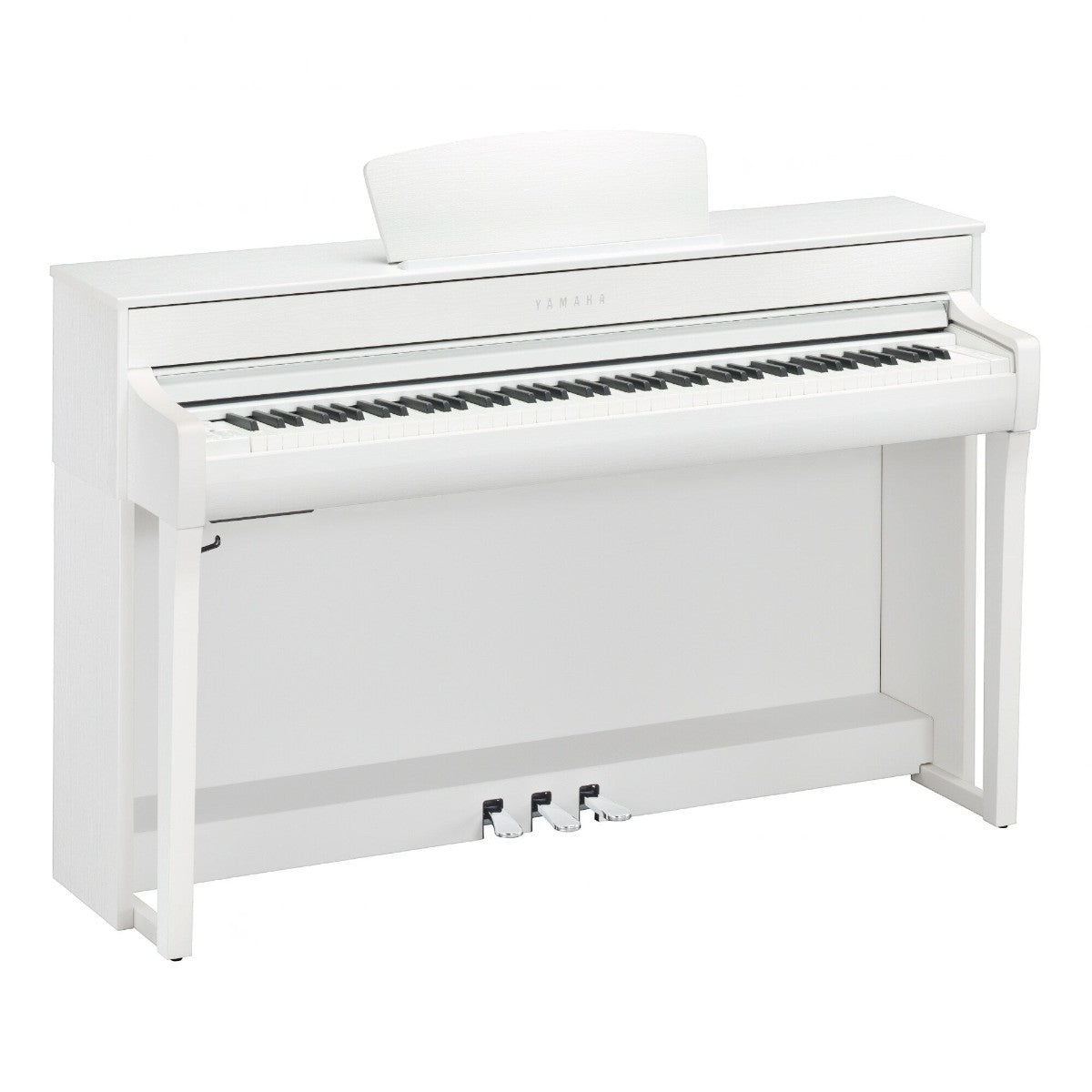 Đàn piano điện Yamaha CLP-735 màu trắng tại TÂN NHẠC CỤ, thiết kế sang trọng với bàn phím GrandTouch-S cao cấp.