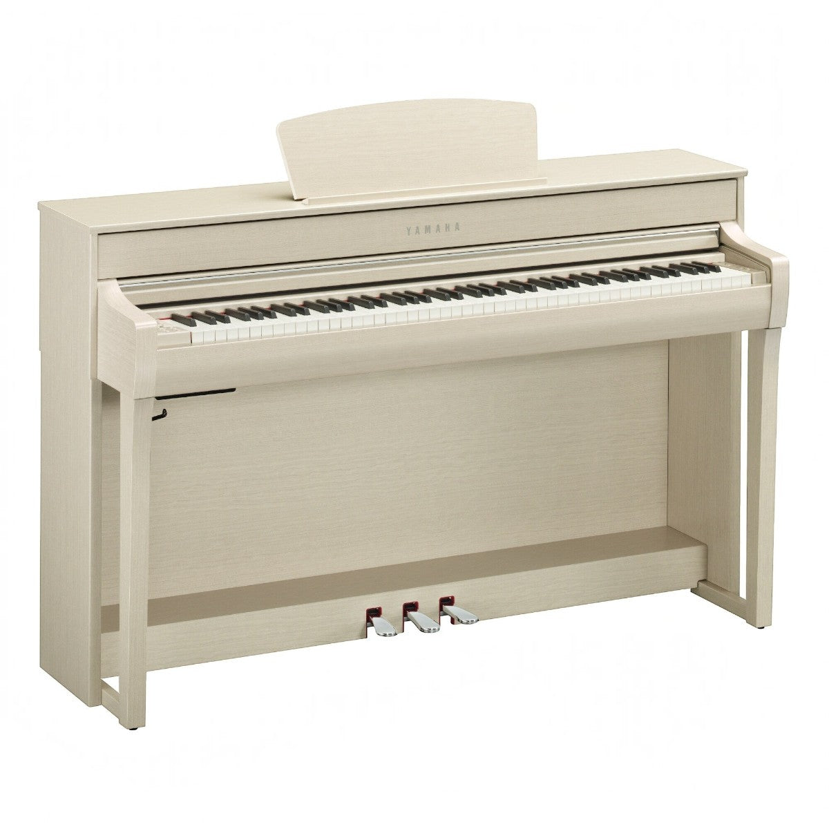 Đàn piano điện Yamaha CLP-735 màu trắng vân gỗ sang trọng tại TÂN NHẠC CỤ, thiết kế hiện đại với 88 phím GrandTouch-S