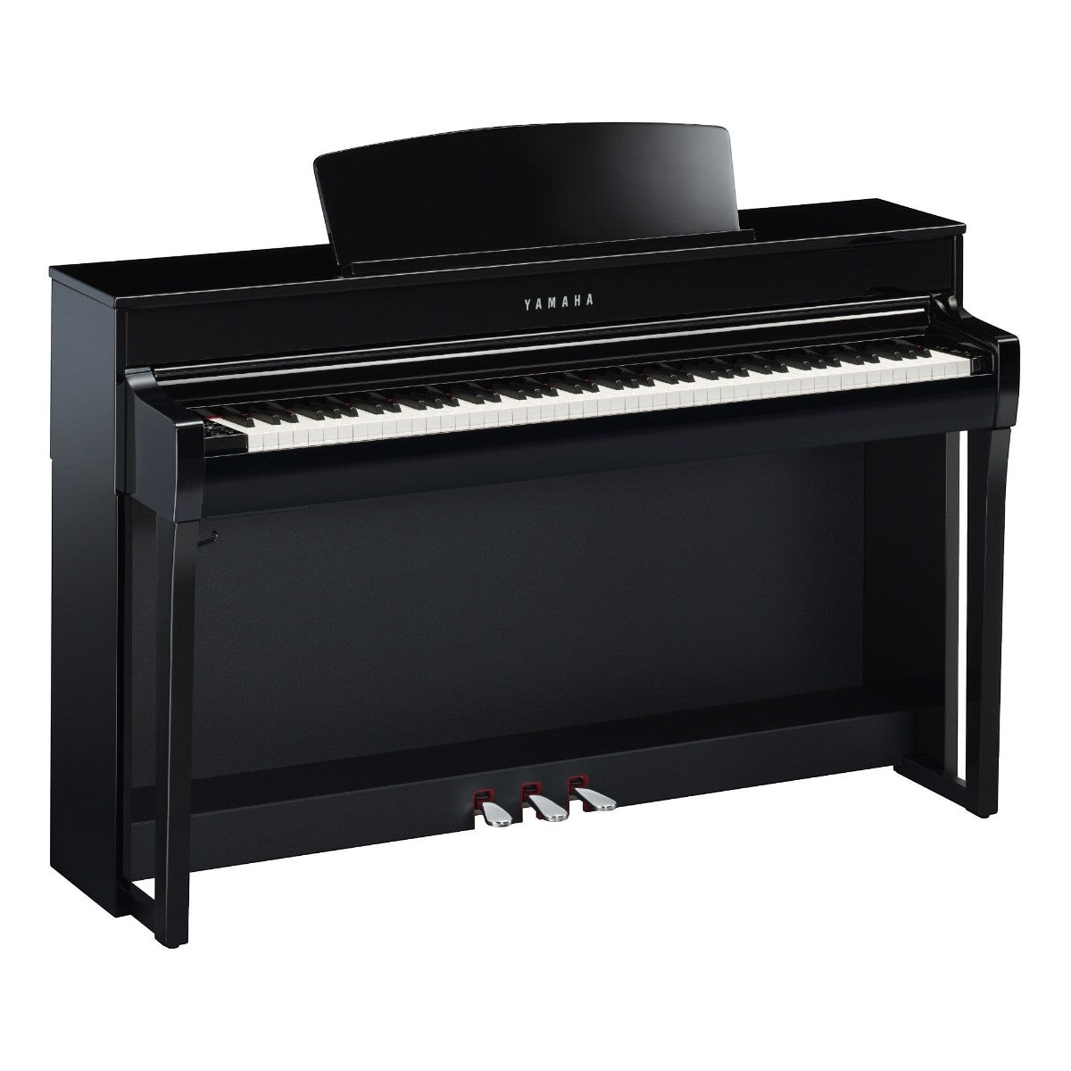 Đàn piano điện TÂN NHẠC CỤ Yamaha CLP-745 màu đen sang trọng với bàn phím gỗ GrandTouch-S và thiết kế dáng tủ đứng