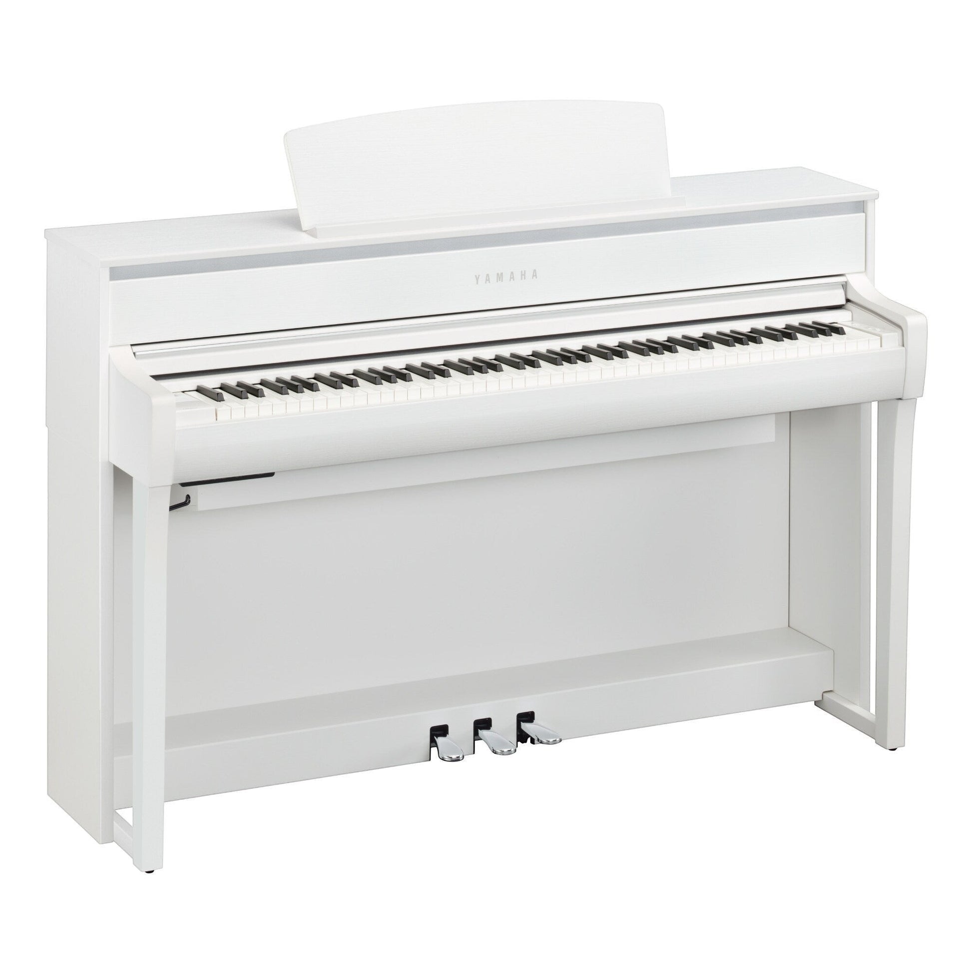 Đàn piano điện Yamaha CLP-775 màu trắng sang trọng tại Tân Nhạc Cụ với bàn phím gỗ GrandTouch cao cấp