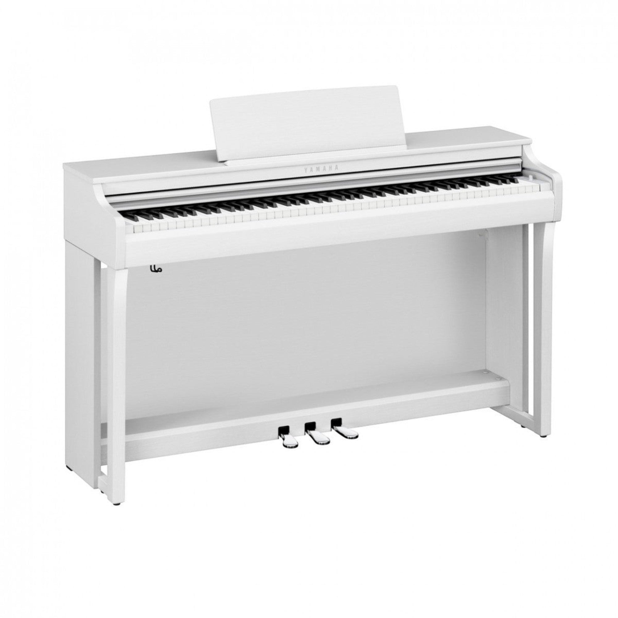 Đàn piano điện TÂN NHẠC CỤ Yamaha CLP-825 màu trắng sang trọng với thiết kế dáng tủ đứng hiện đại