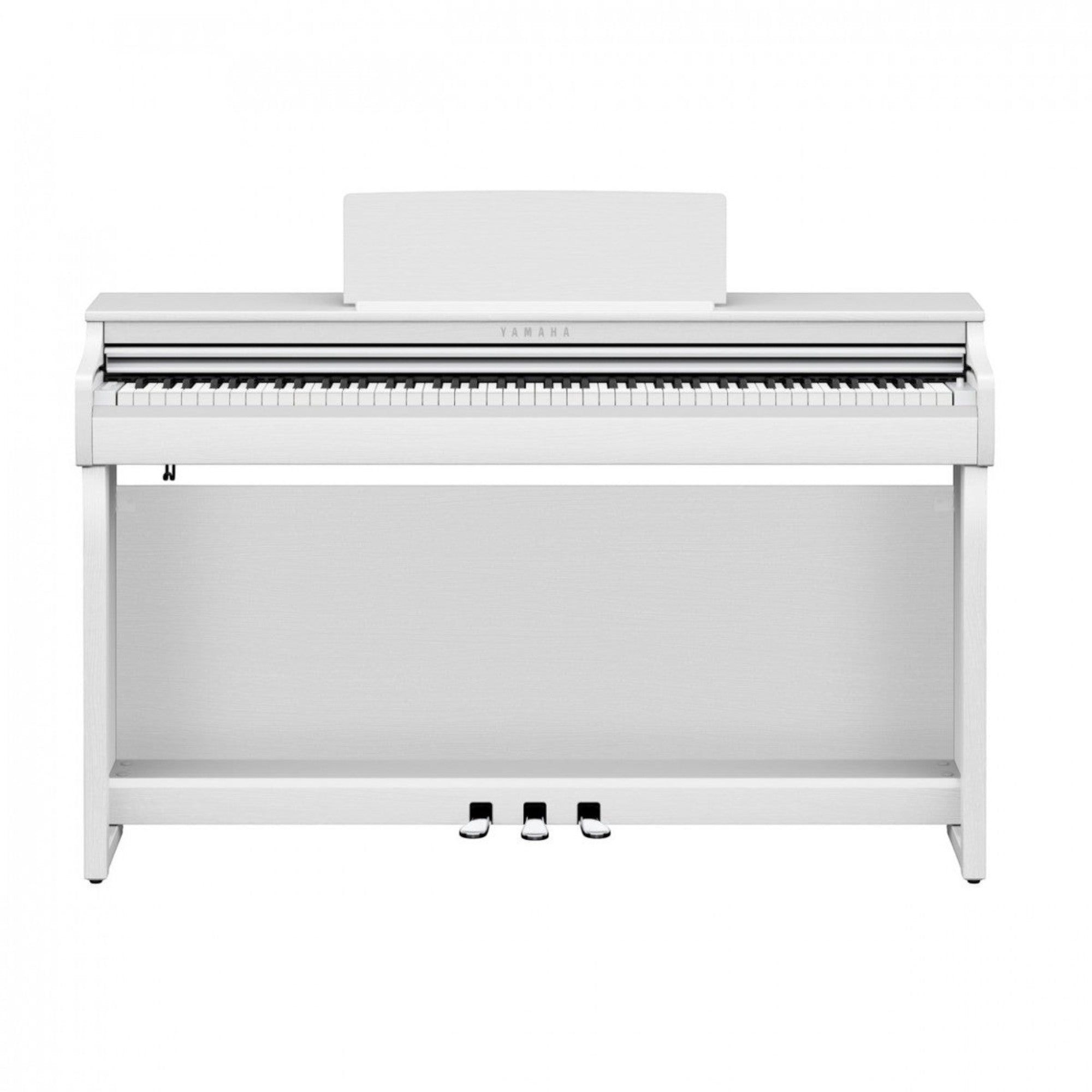 Đàn piano điện TÂN NHẠC CỤ Yamaha CLP-825 màu trắng trang nhã với thiết kế tủ đứng hiện đại và bàn phím 88 phím.