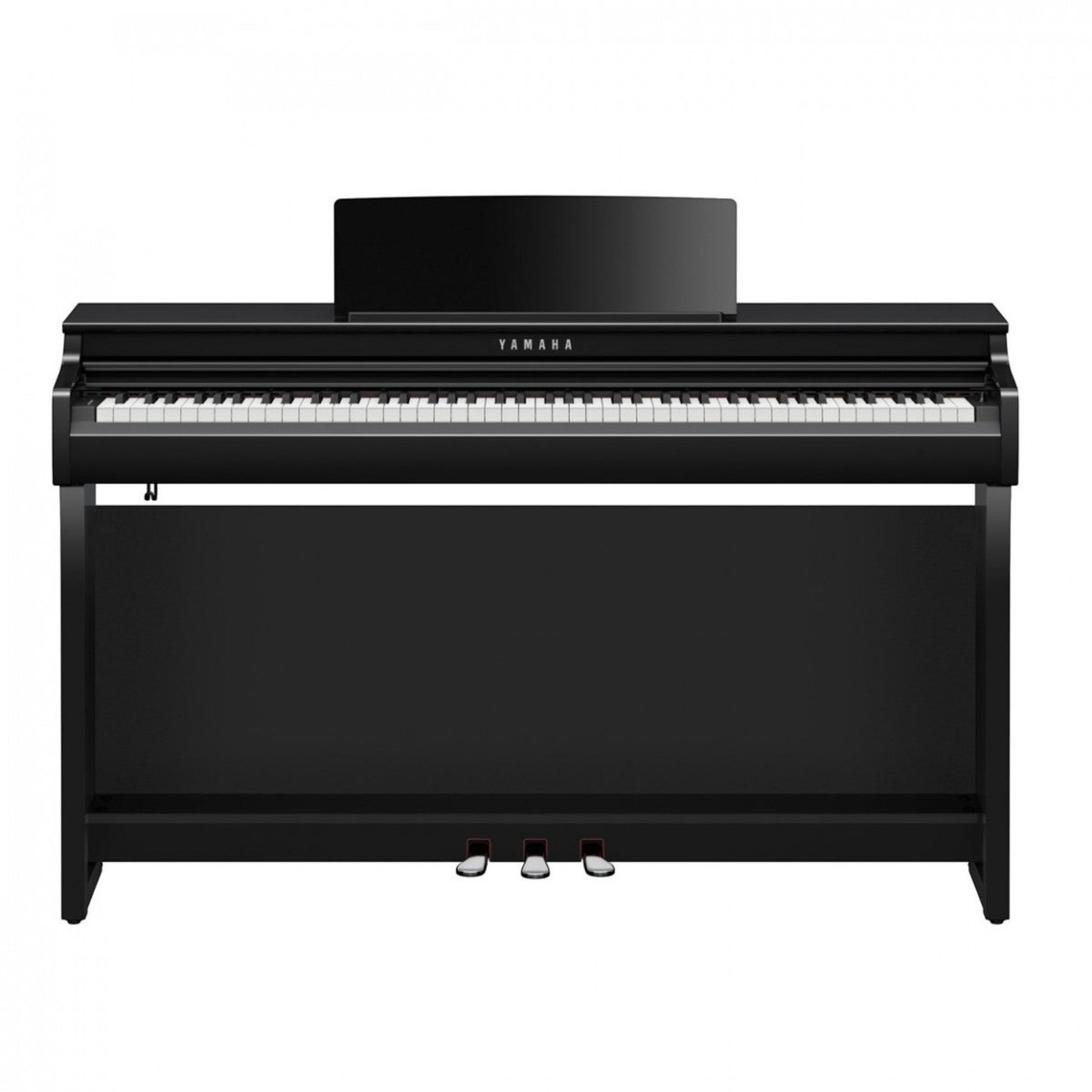 Đàn piano điện TÂN NHẠC CỤ Yamaha CLP-825 màu đen mờ với bàn phím GrandTouch-S và thiết kế tủ đứng sang trọng